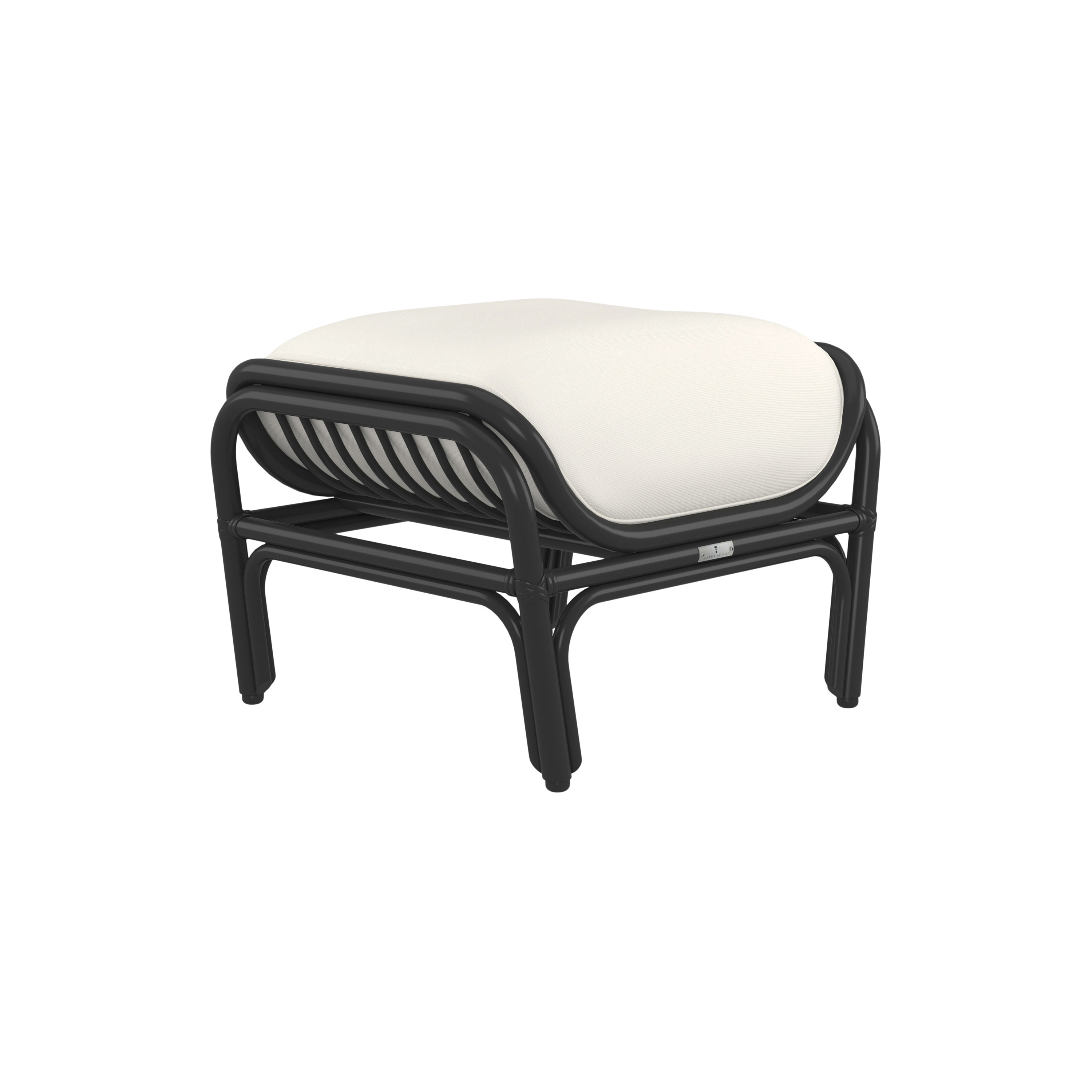 Mostrar el producto Kyoto Alu Ottoman del fabricante JANUS et Cie