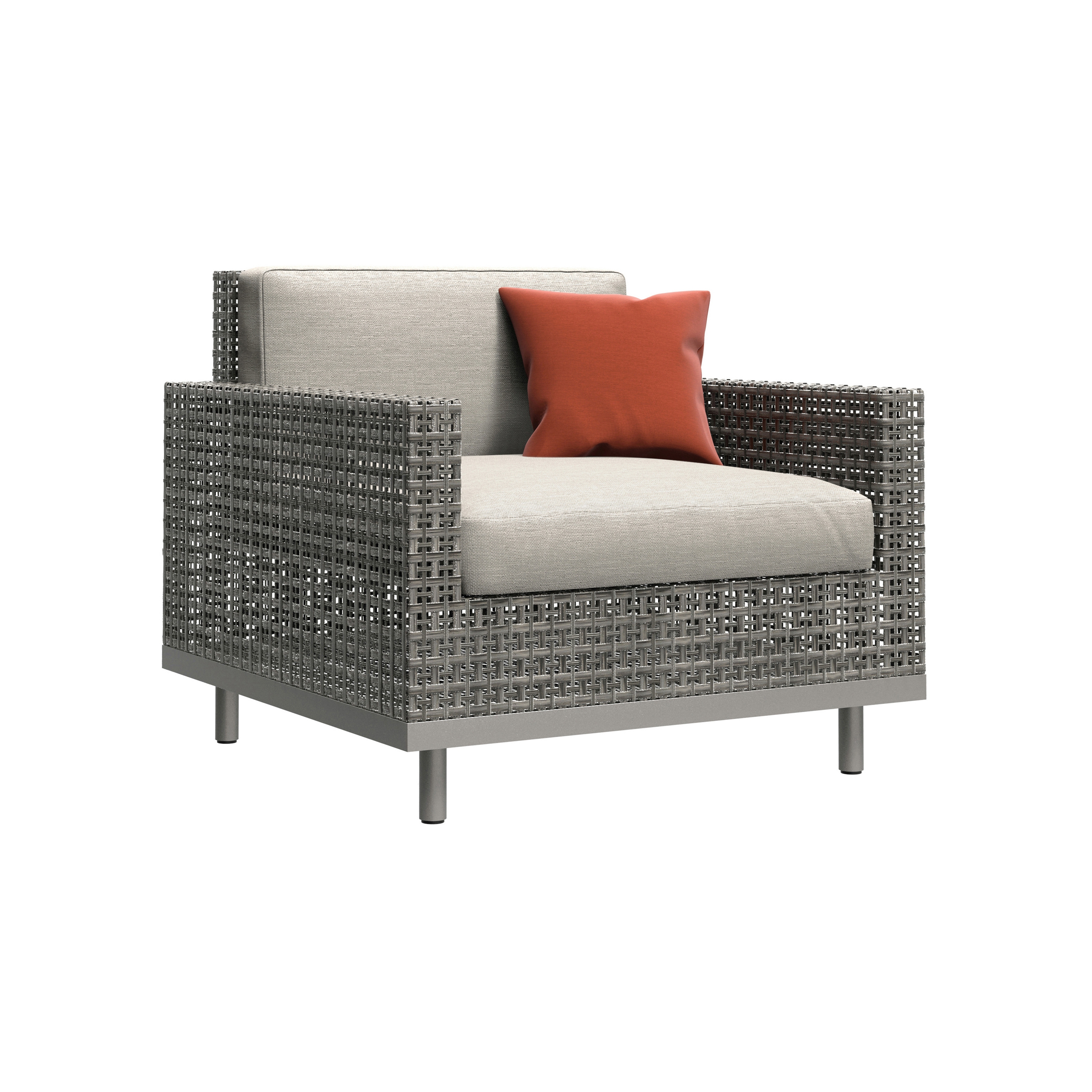 Afficher le produit Boxwood Lounge Chair du fabricant JANUS et Cie