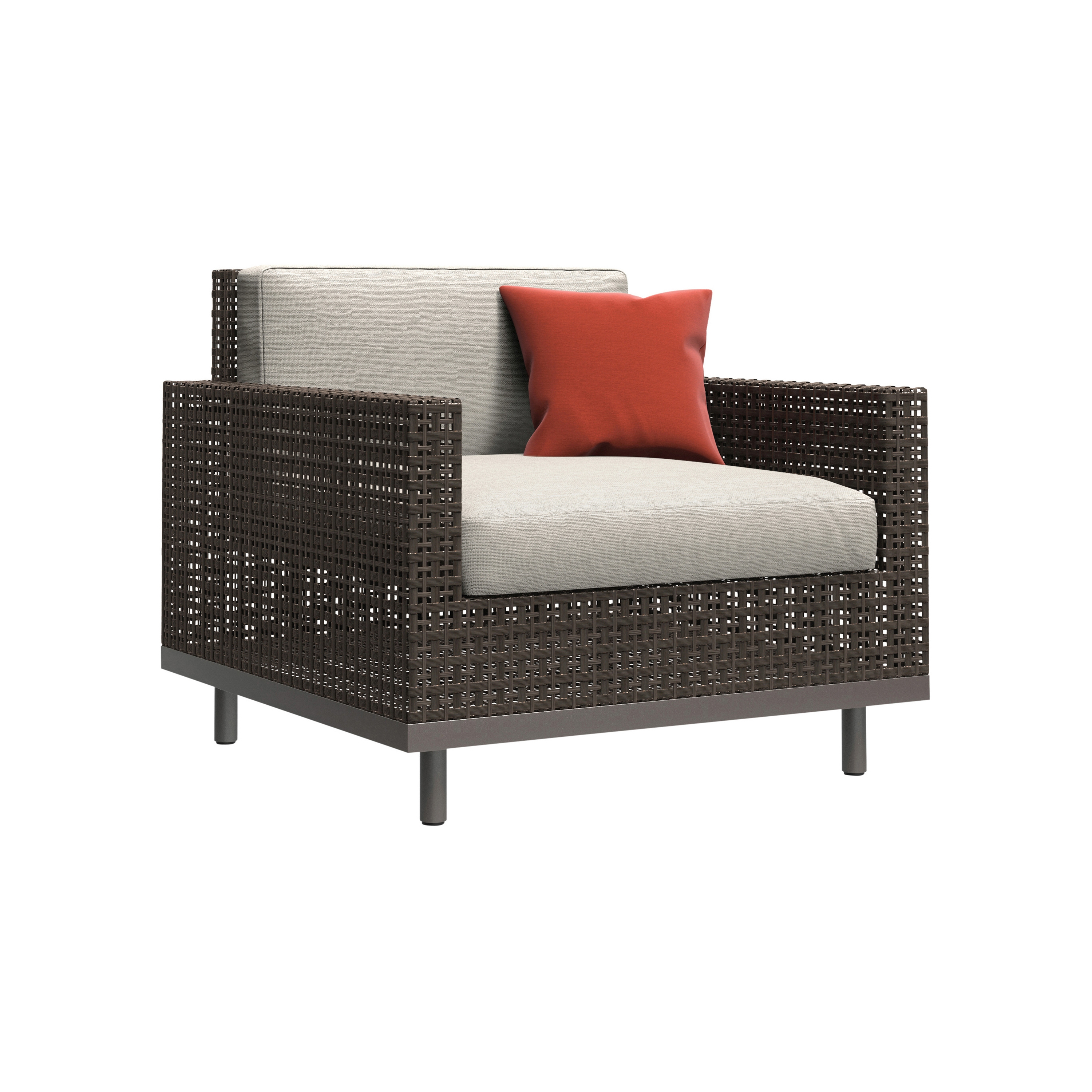 Afficher le produit Boxwood Lounge Chair du fabricant JANUS et Cie