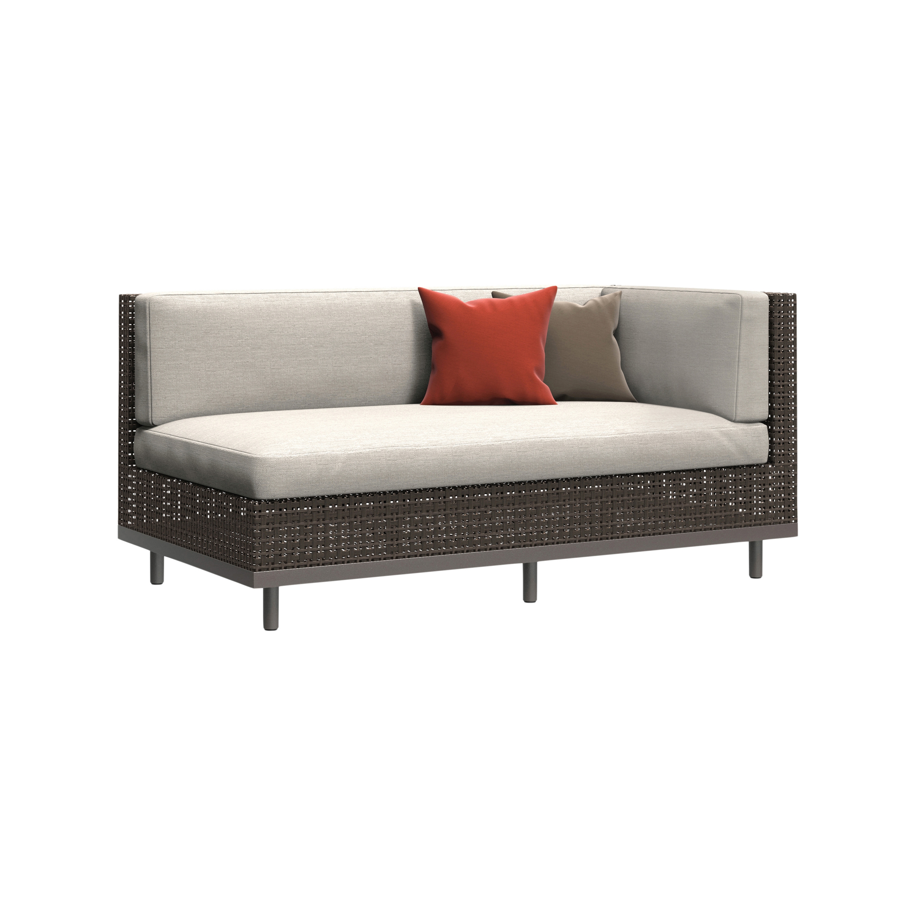 Afficher le produit Boxwood Module 2 Seat Left du fabricant JANUS et Cie
