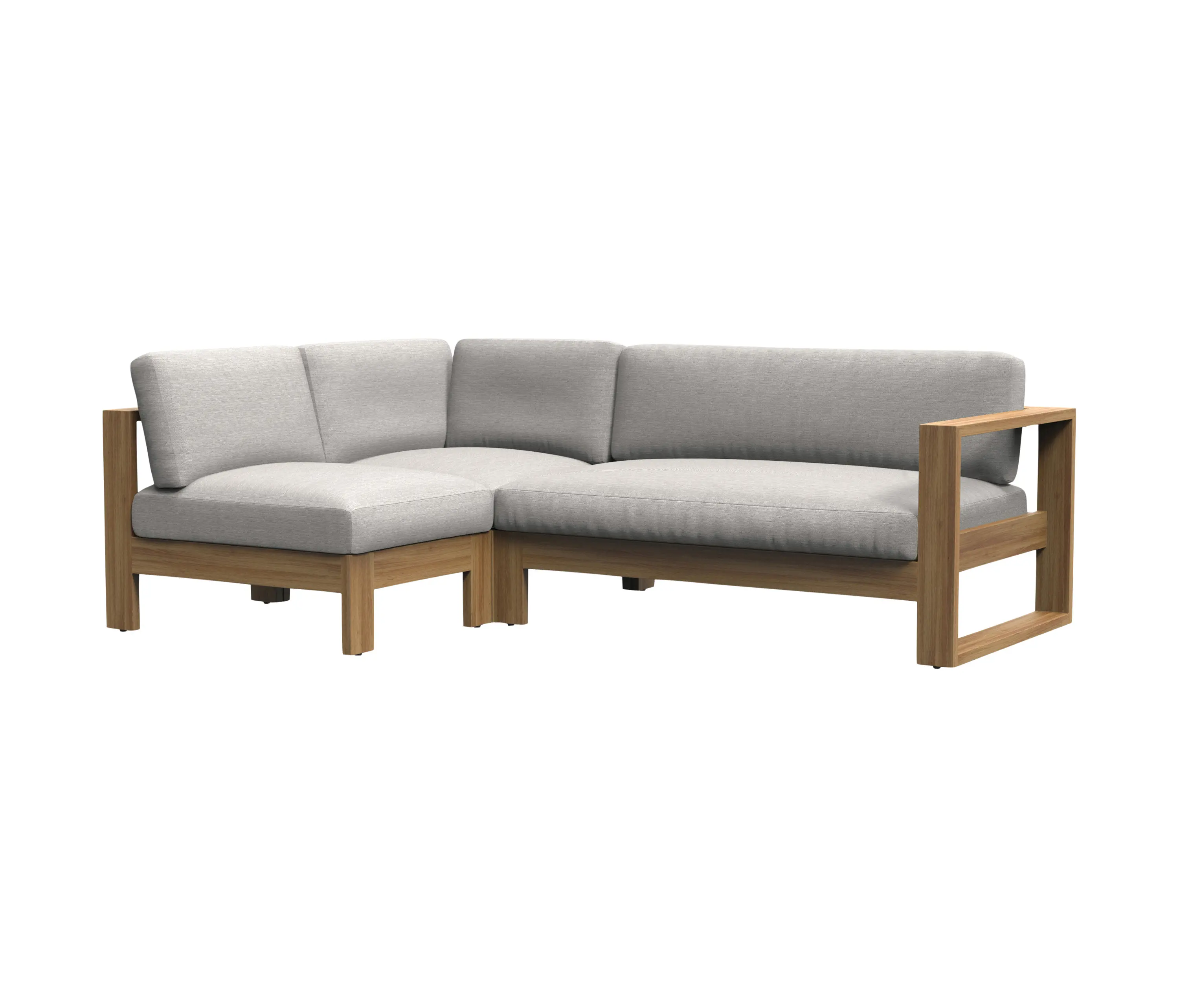 JANUS et Cie - Matisse Teak Module 2 Seat Left
