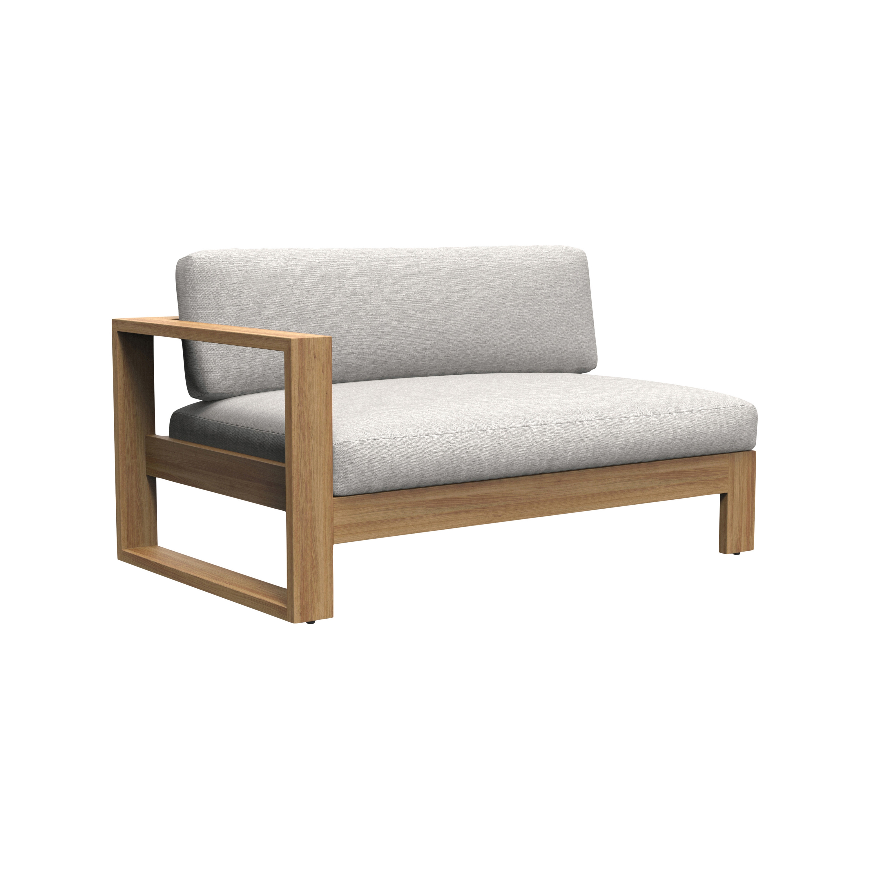 Matisse Teak Module 2 Seat Right