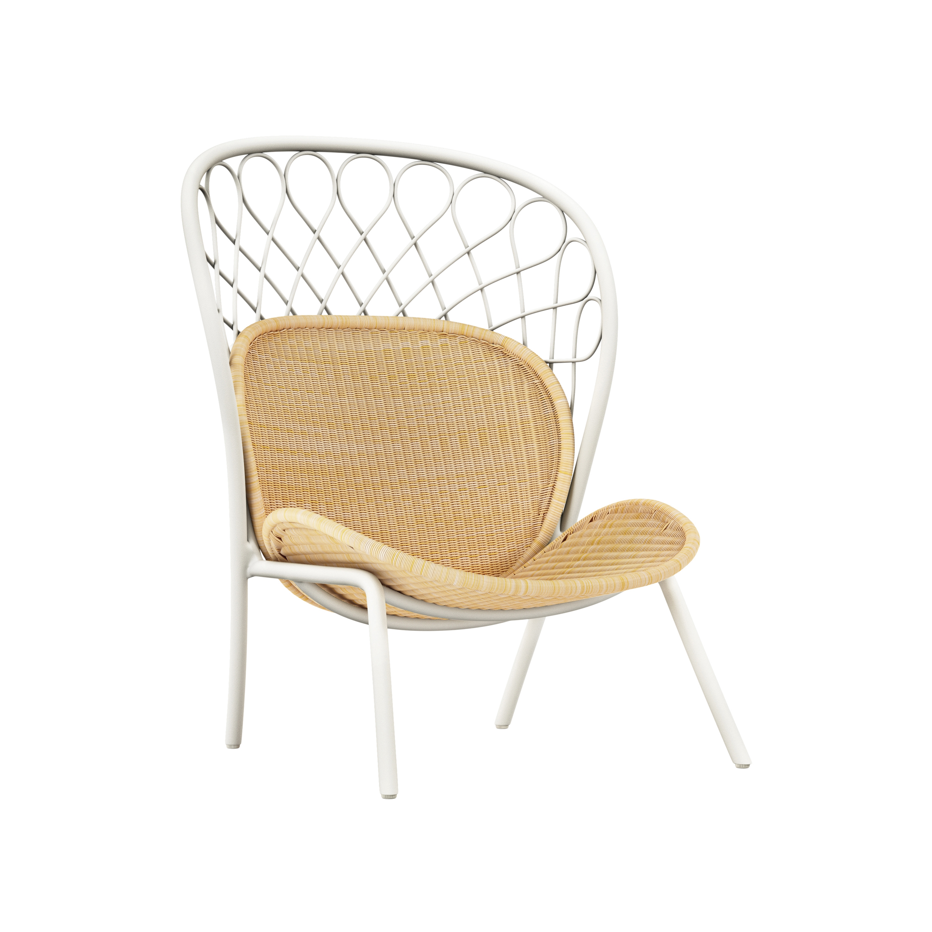 PLUME HIGH BACK LOUNGE CHAIR