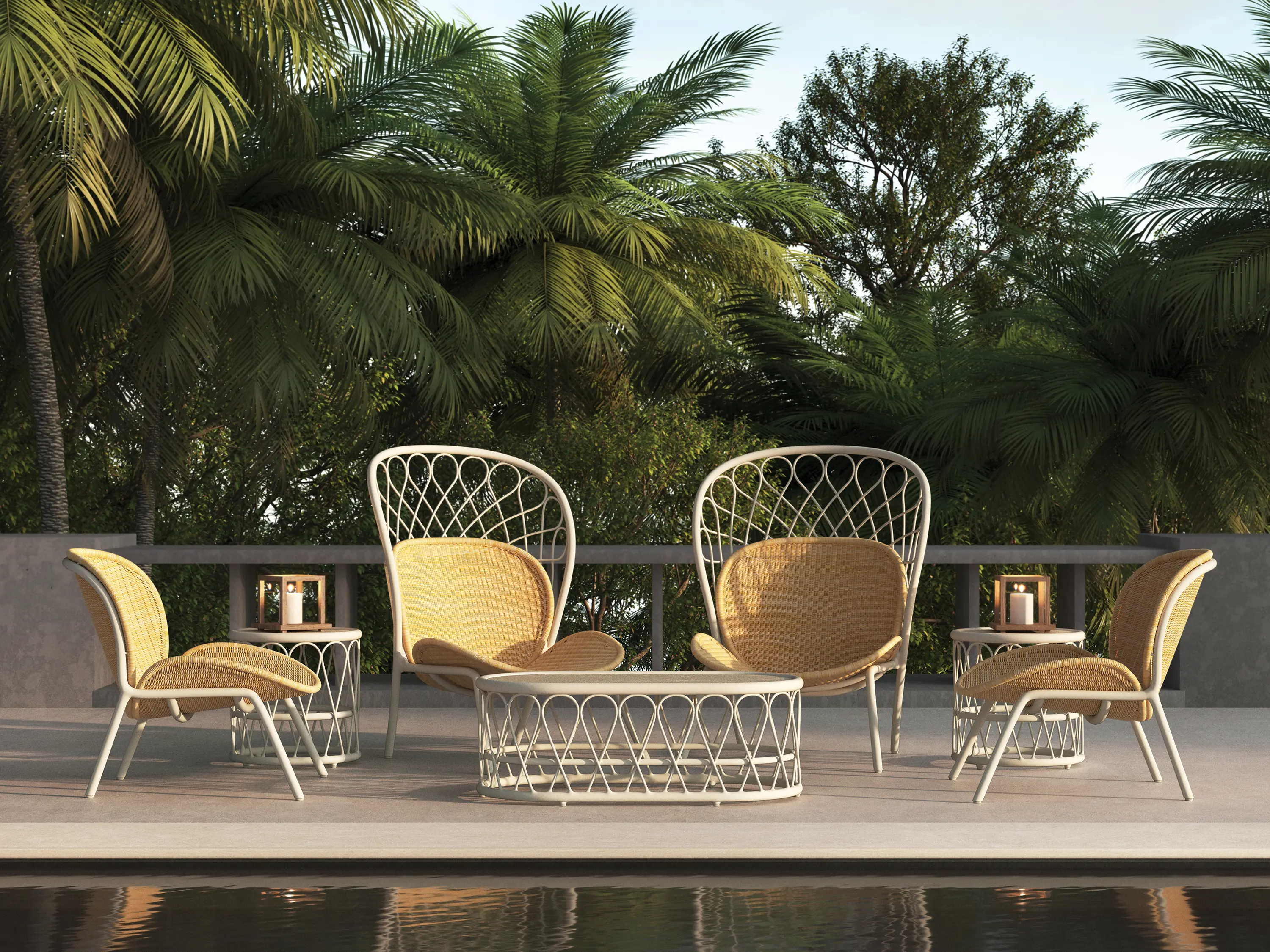JANUS et Cie - PLUME HIGH BACK LOUNGE CHAIR