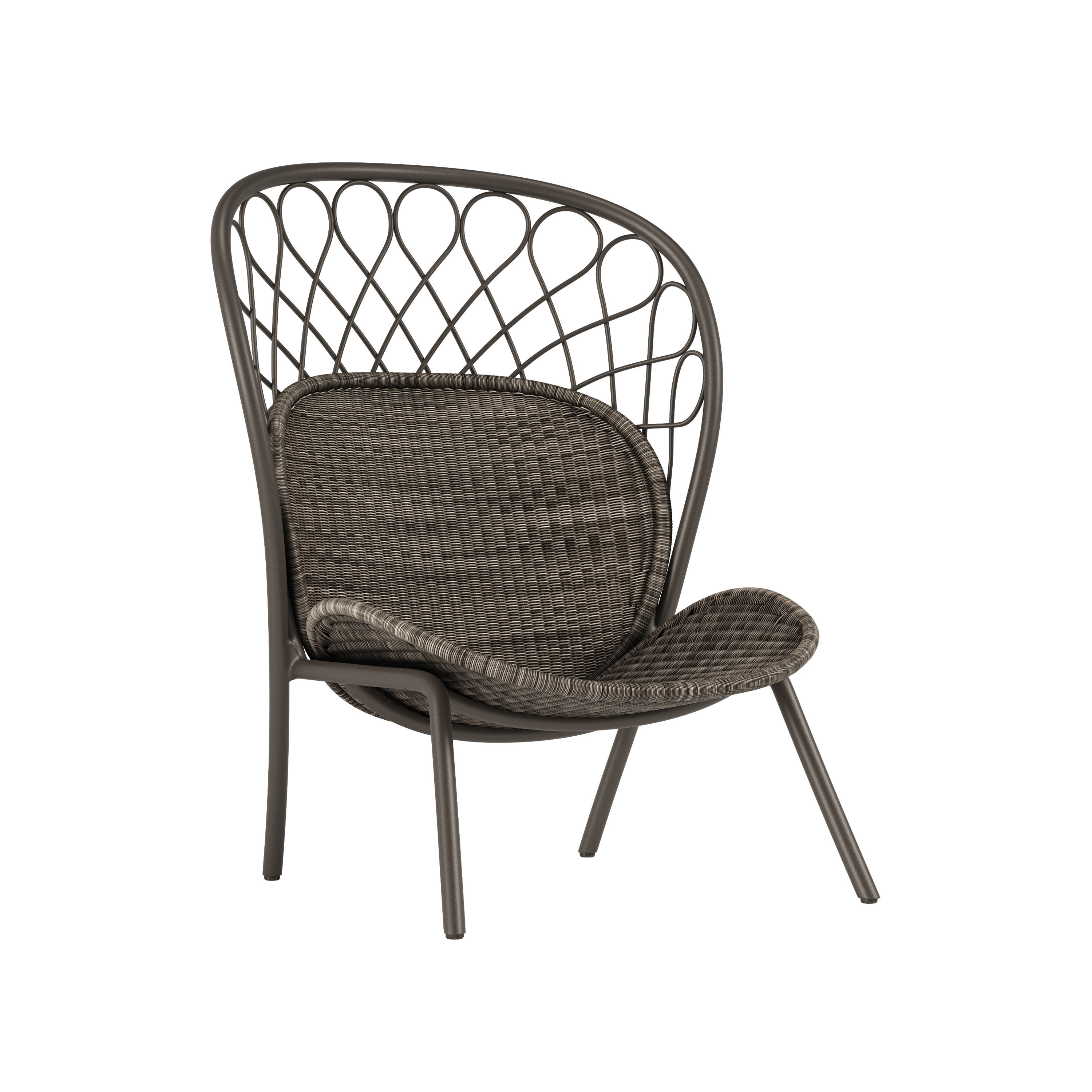 PLUME HIGH BACK LOUNGE CHAIR