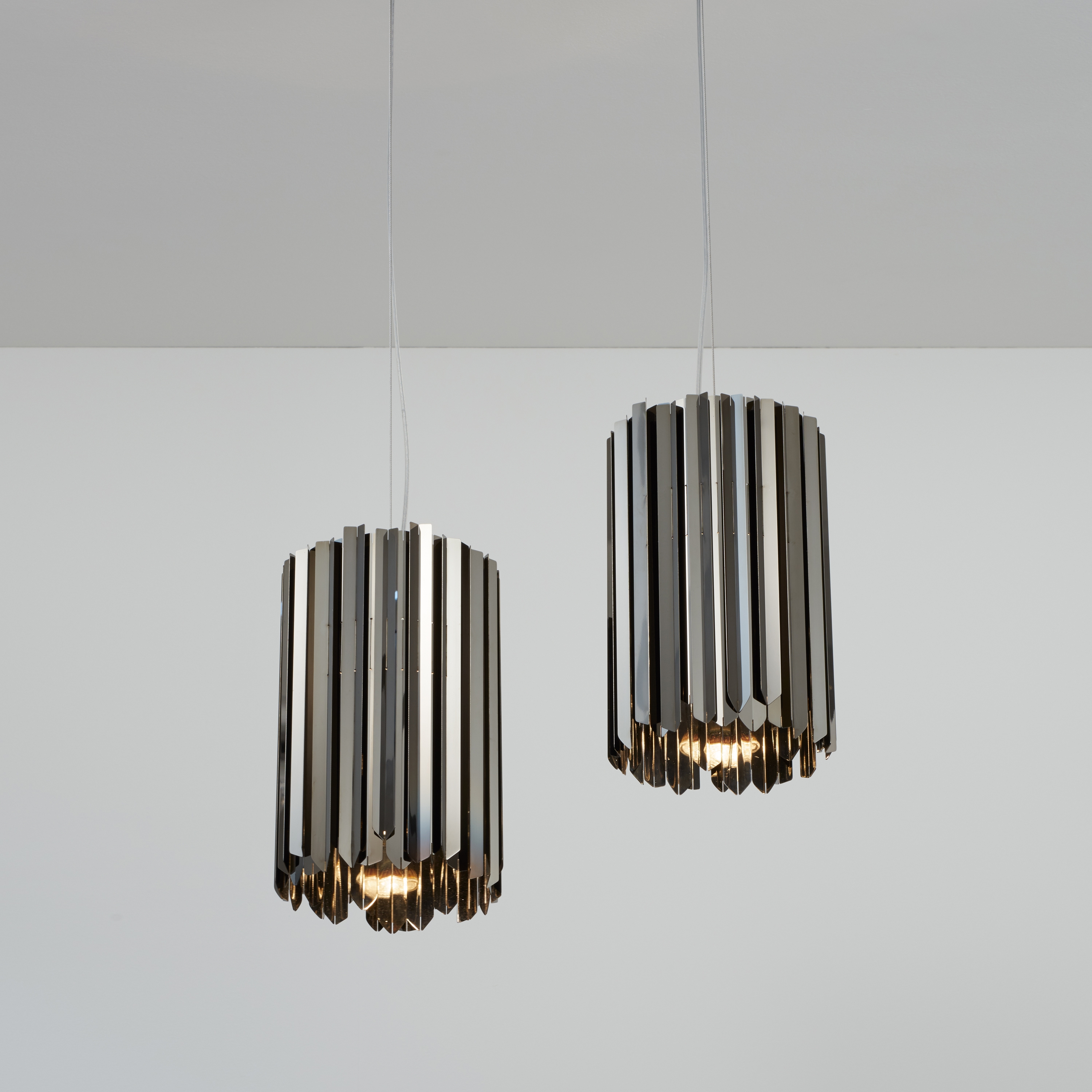 Facet Pendant polished black nickel