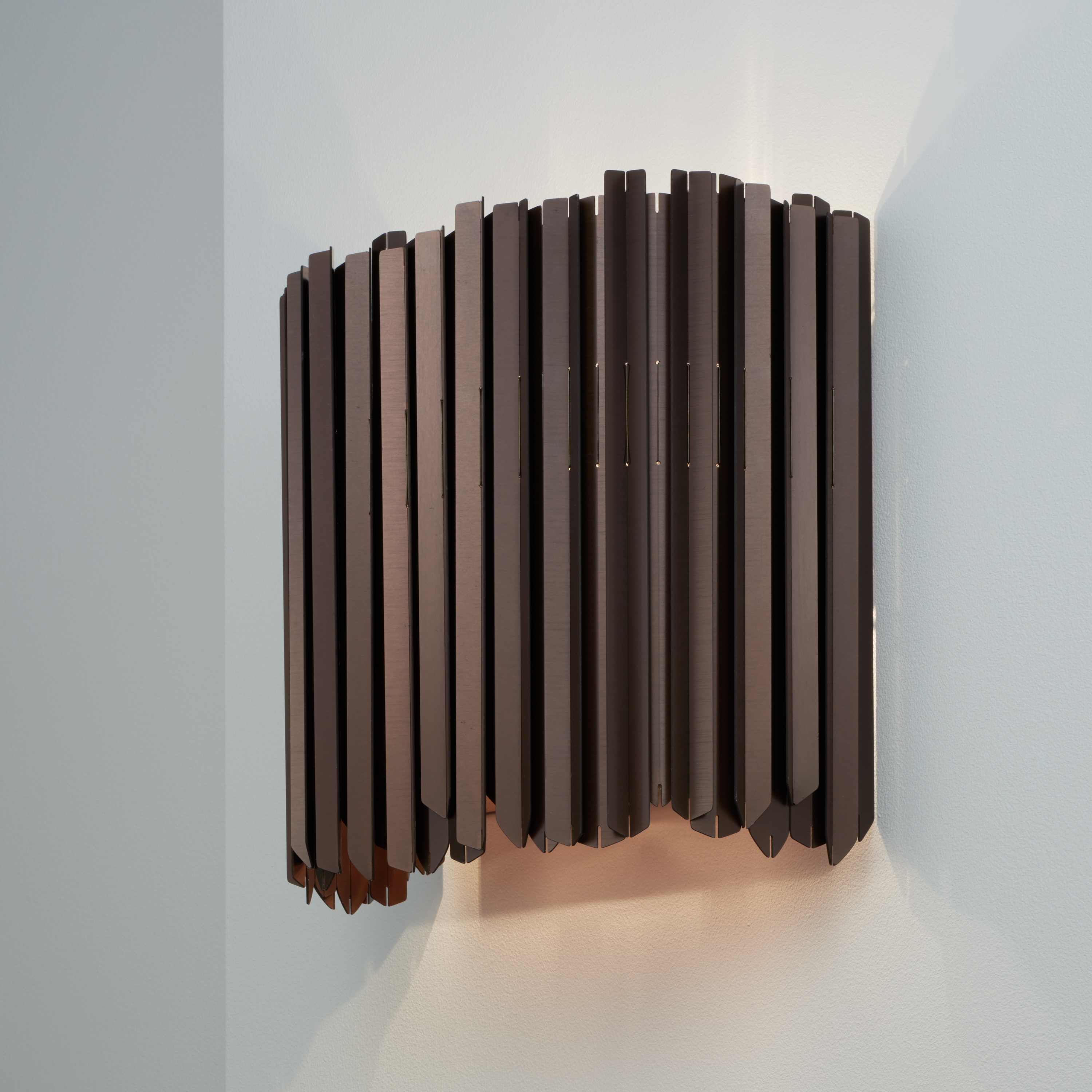 Facet Wall Light satin bronze
