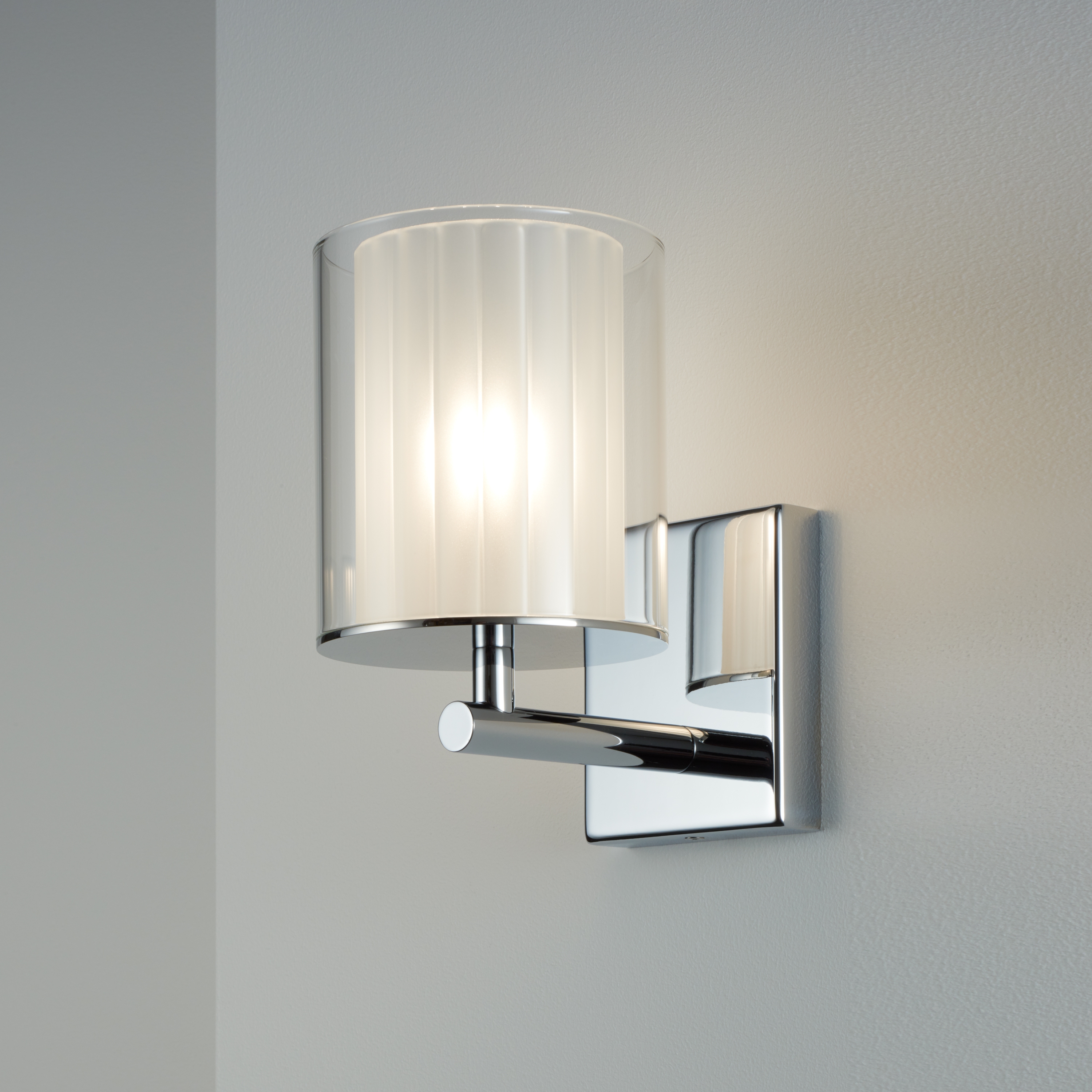 Flute Wall Light XL polished chrome