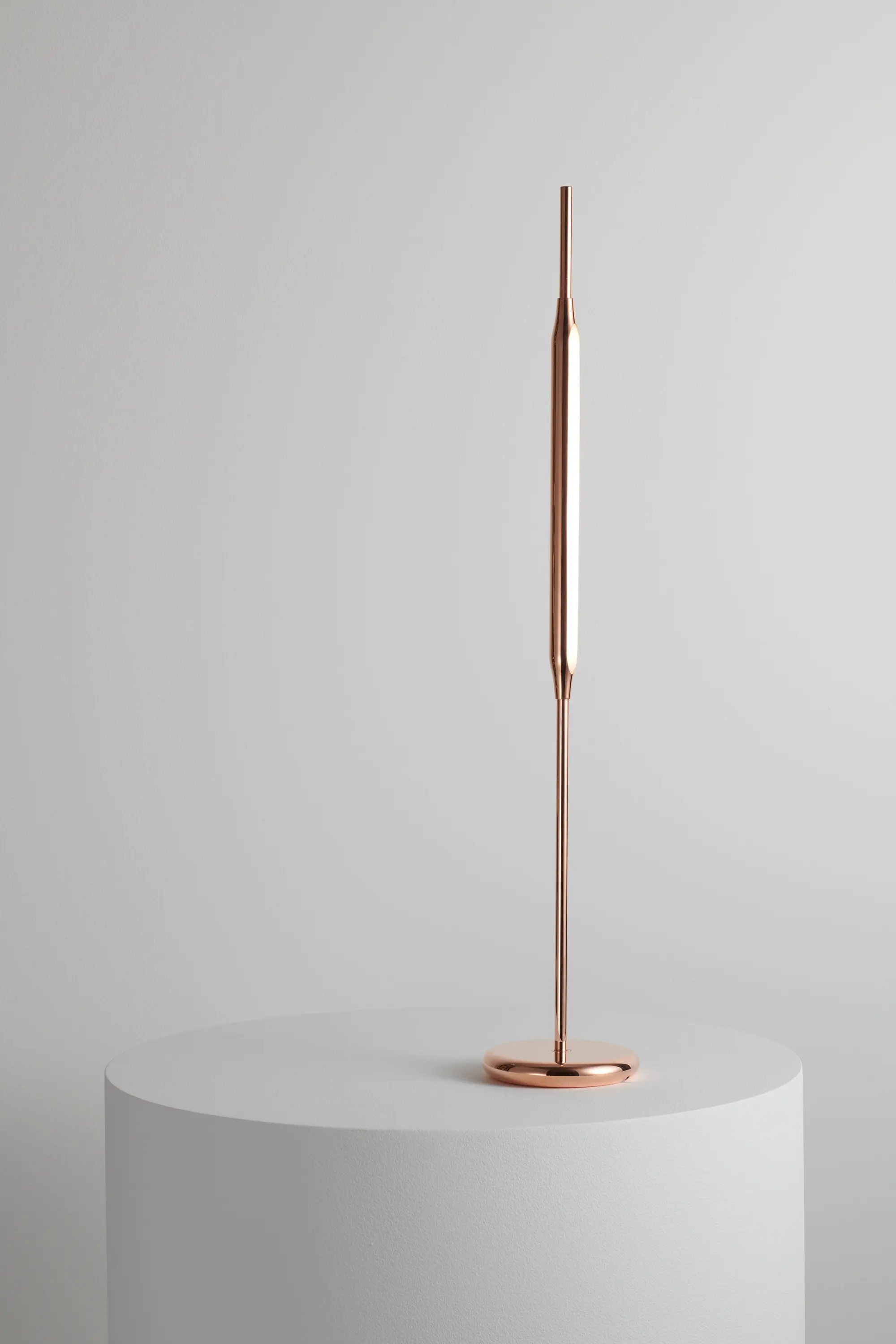 Tom Kirk Lighting - Reed Table Light small polished copper