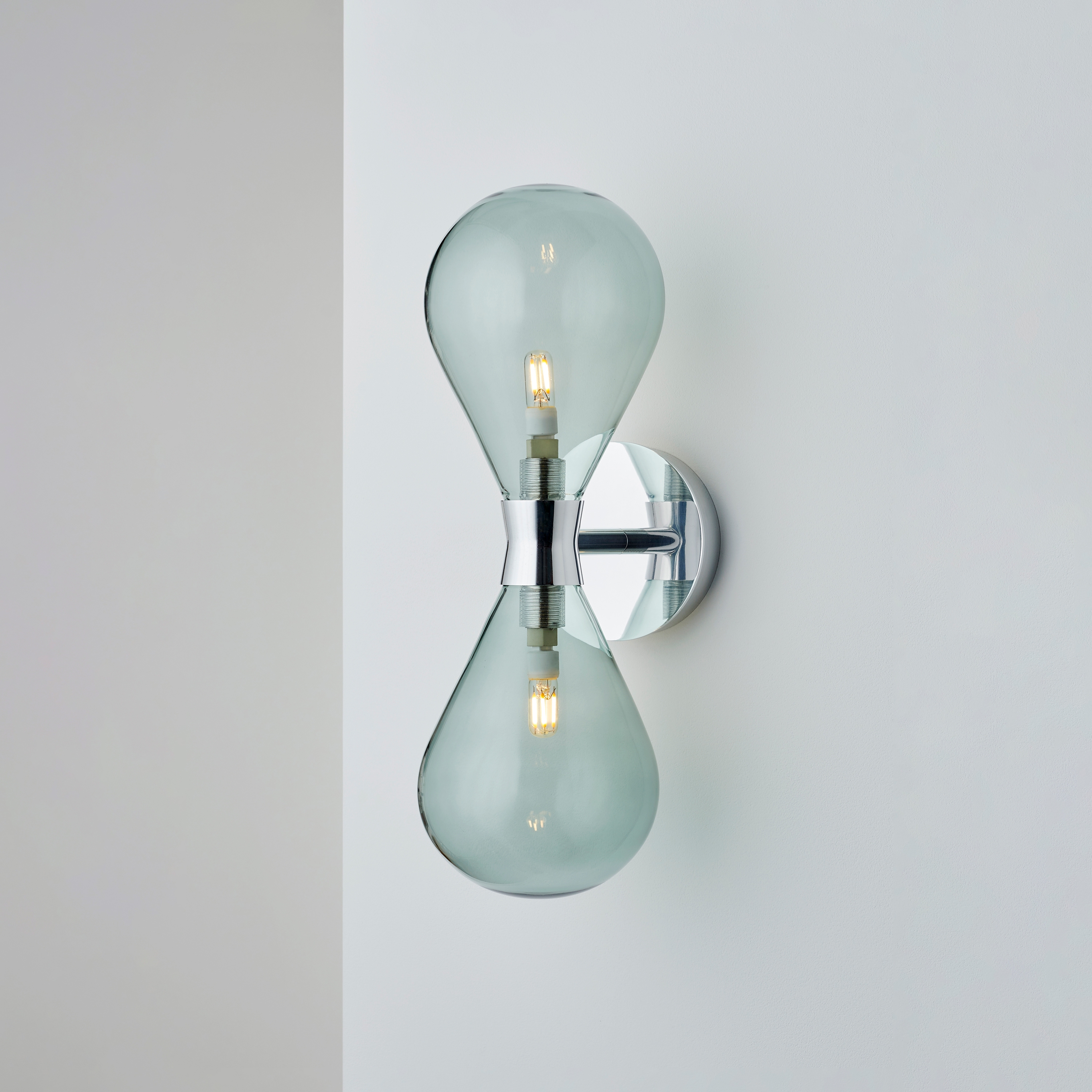Cintola Wall Twin Light polished aluminium