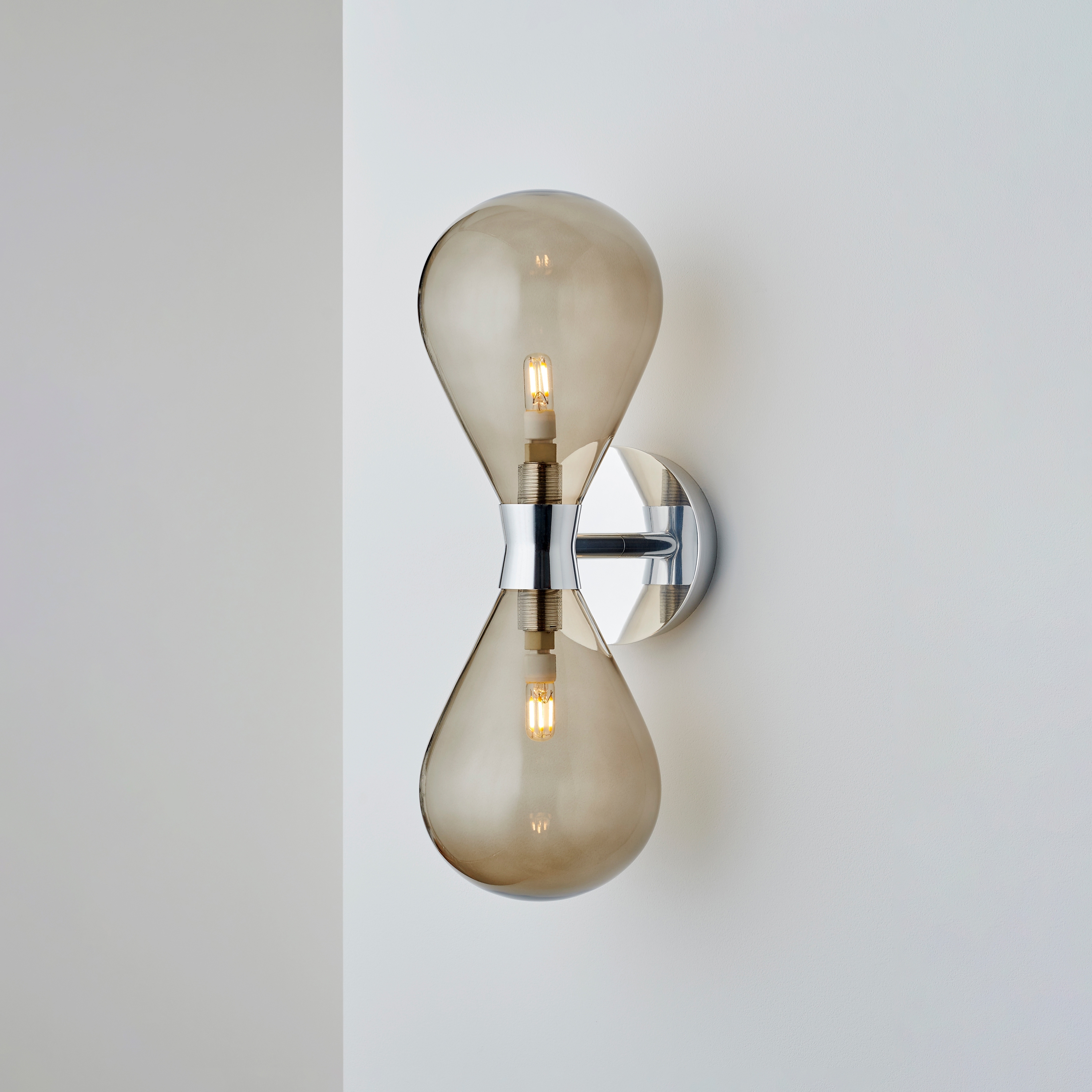 Cintola Wall Twin Light polished aluminium