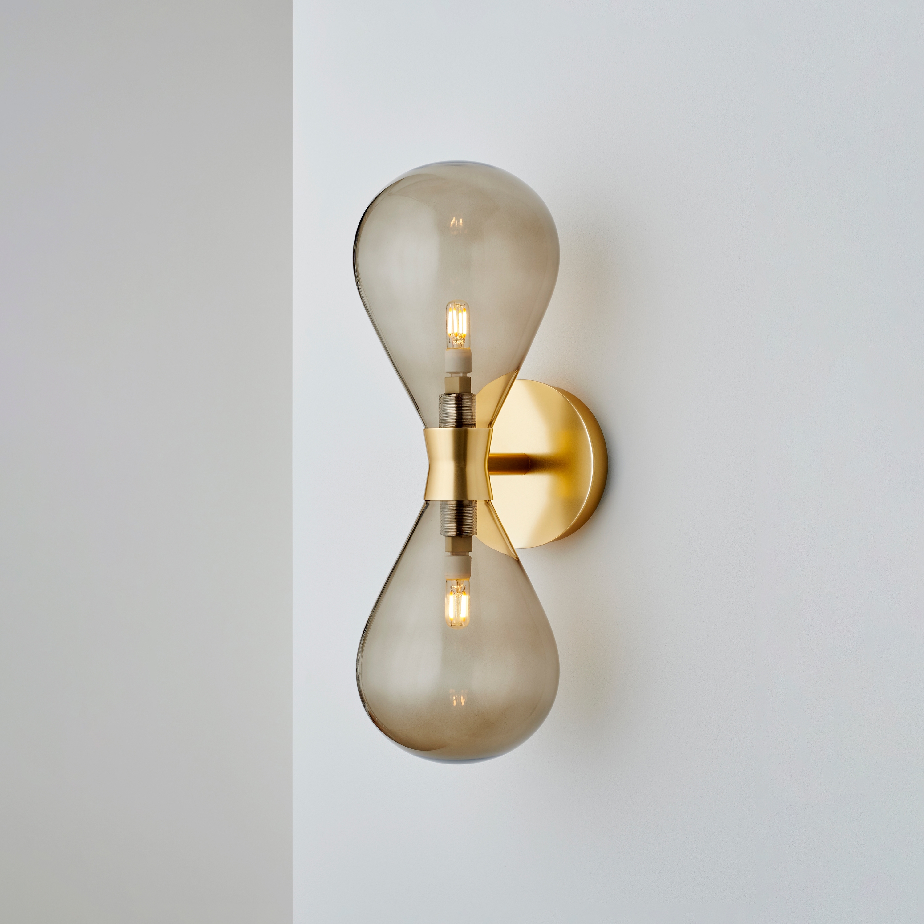 Cintola Wall Twin Light satin gold