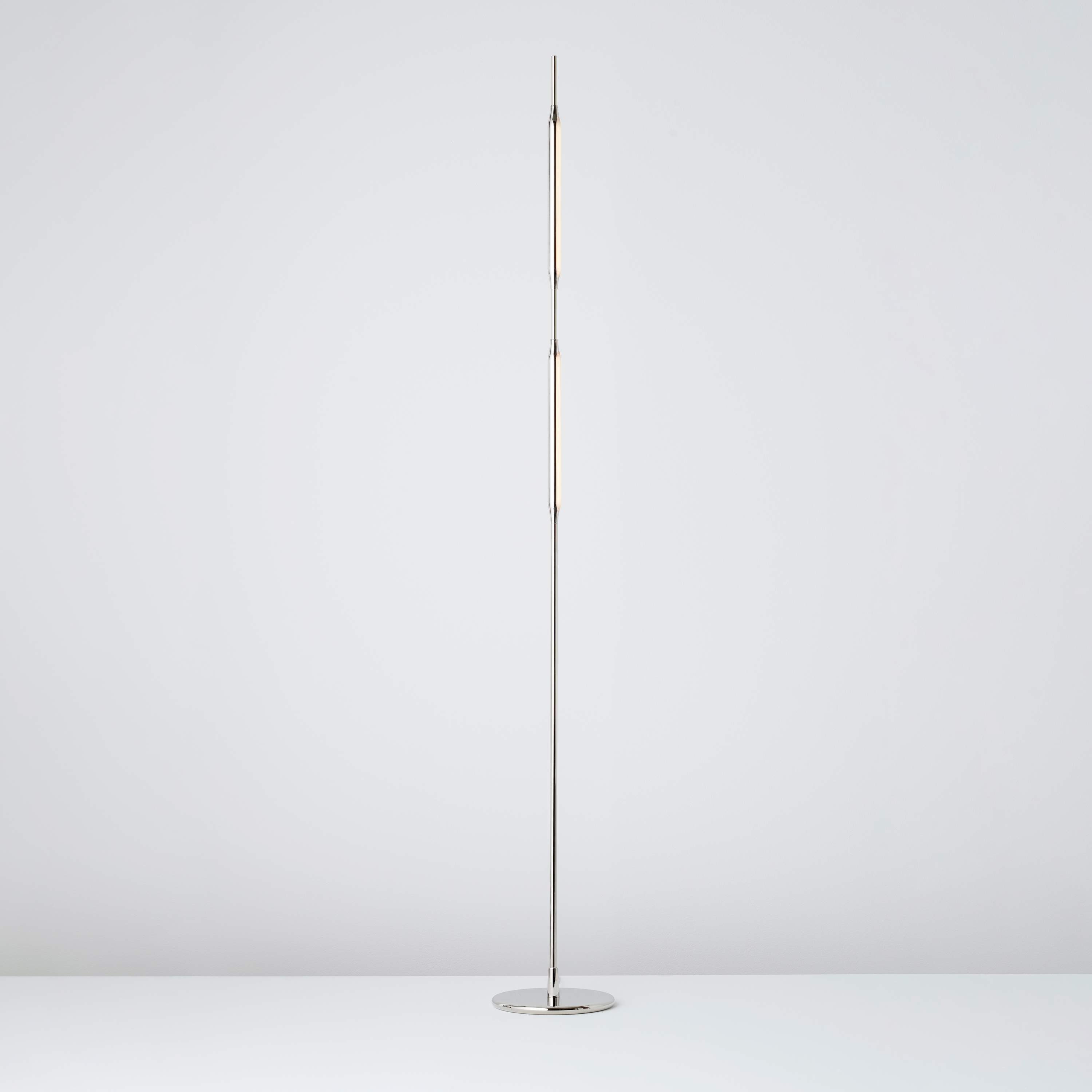 Reed Floor Light polished nickel