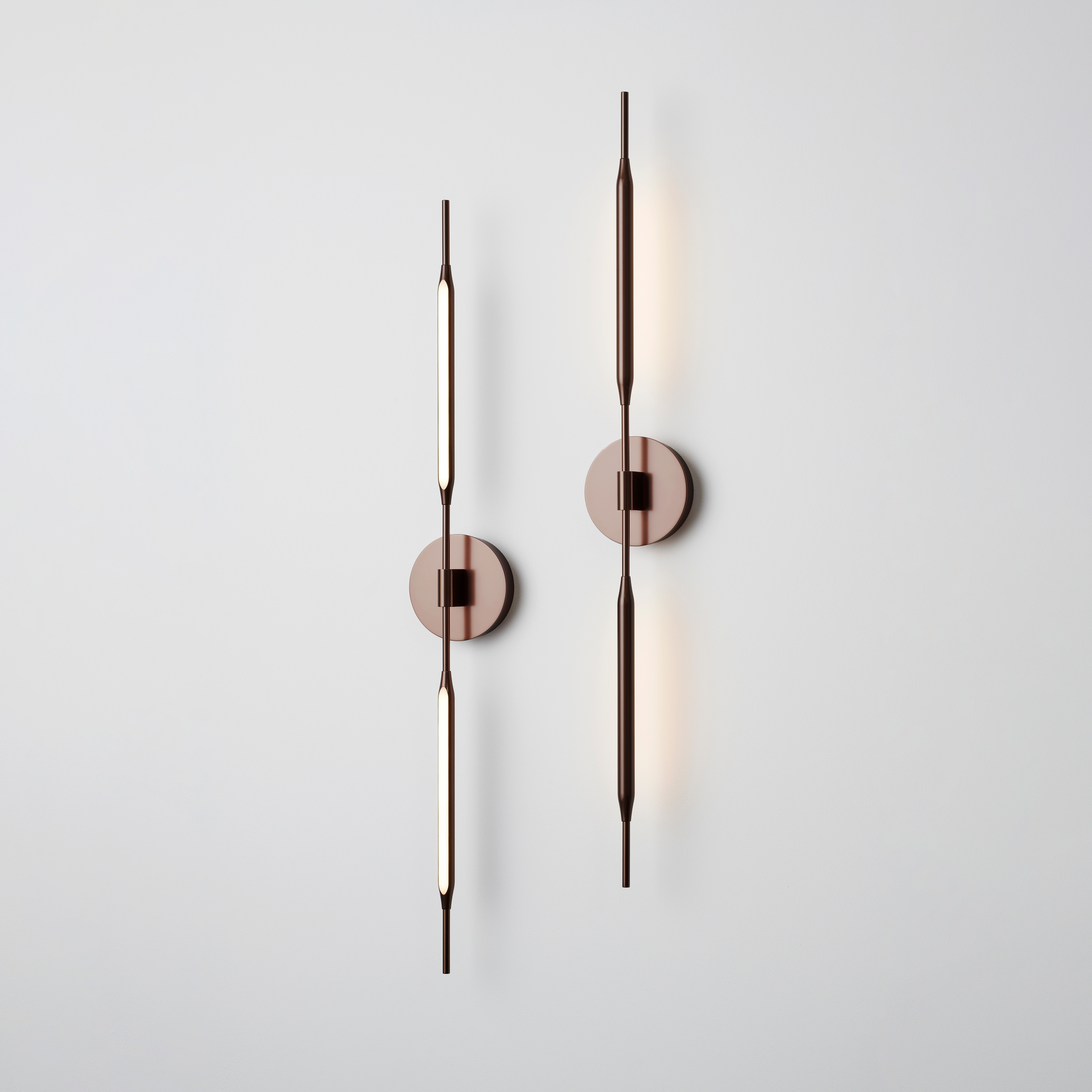 Reed Wall Light satin bronze