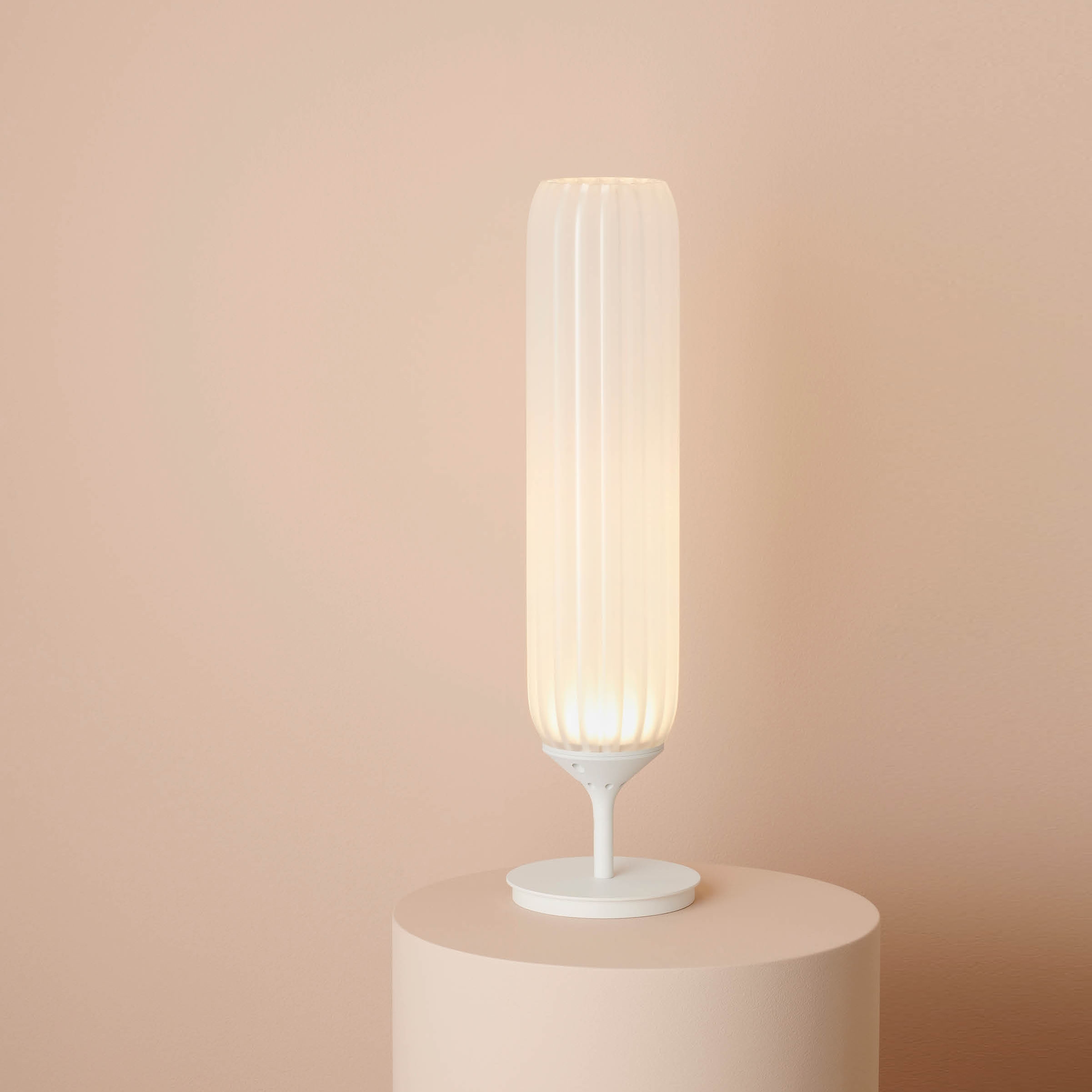 Pod Table Light white powdercoat
