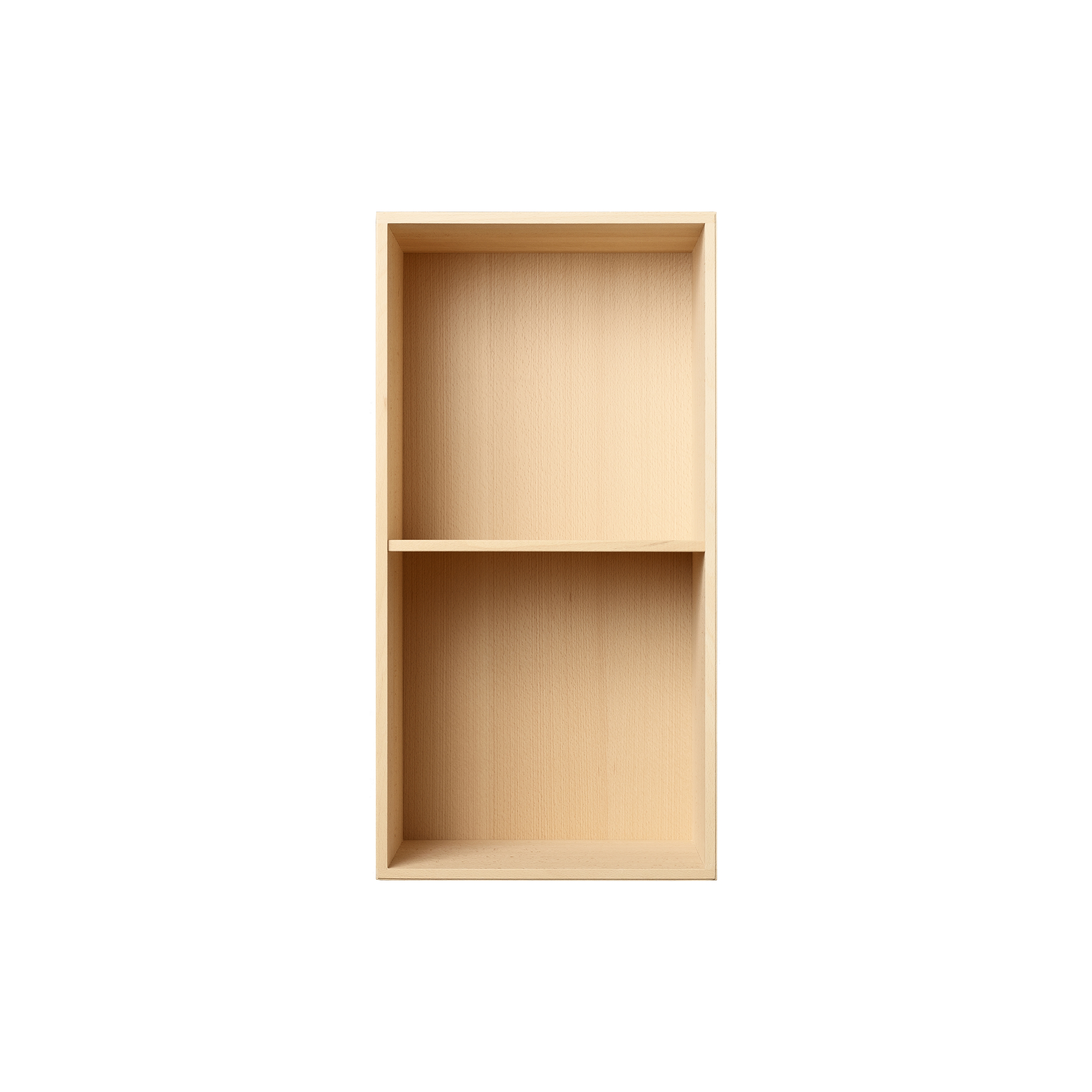 Bookcase Solid Beech Half-Size Vertical M30