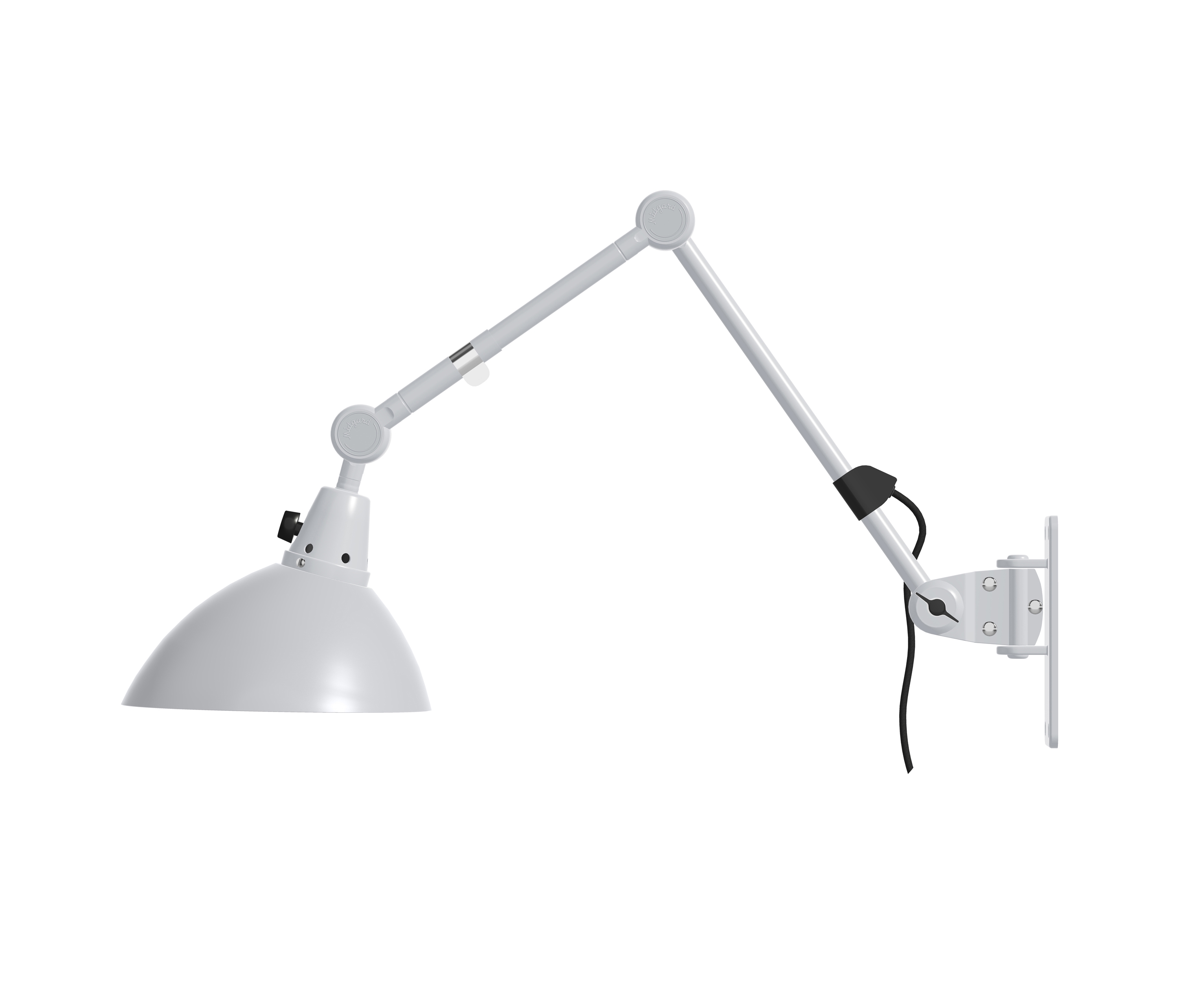 Display product midgard modular | TYP 505 | wall | swiveling | double arm | 30 x 20 from manufacturer Midgard Licht