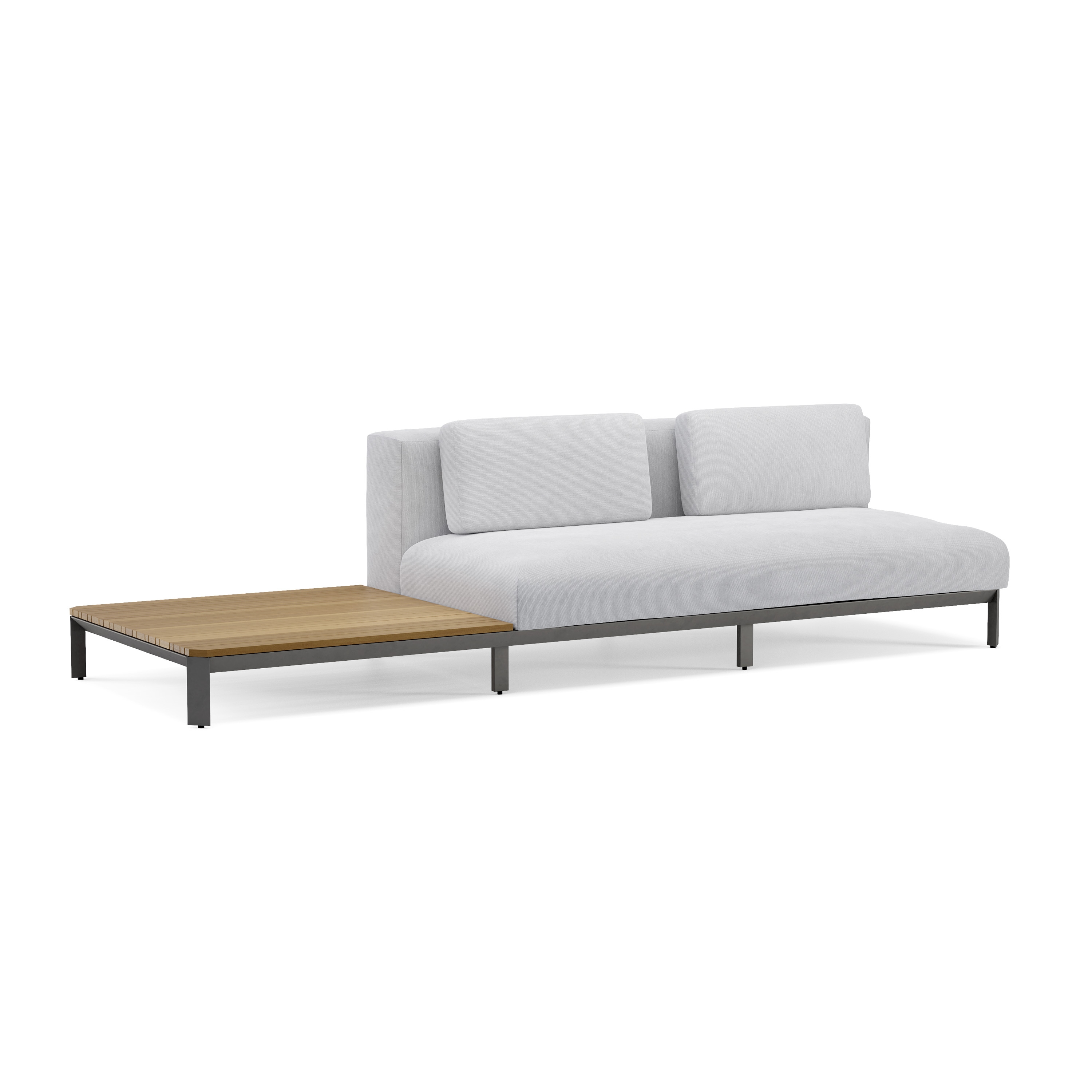 Mostra il prodotto Long sofa with teak table del produttore Jardinico