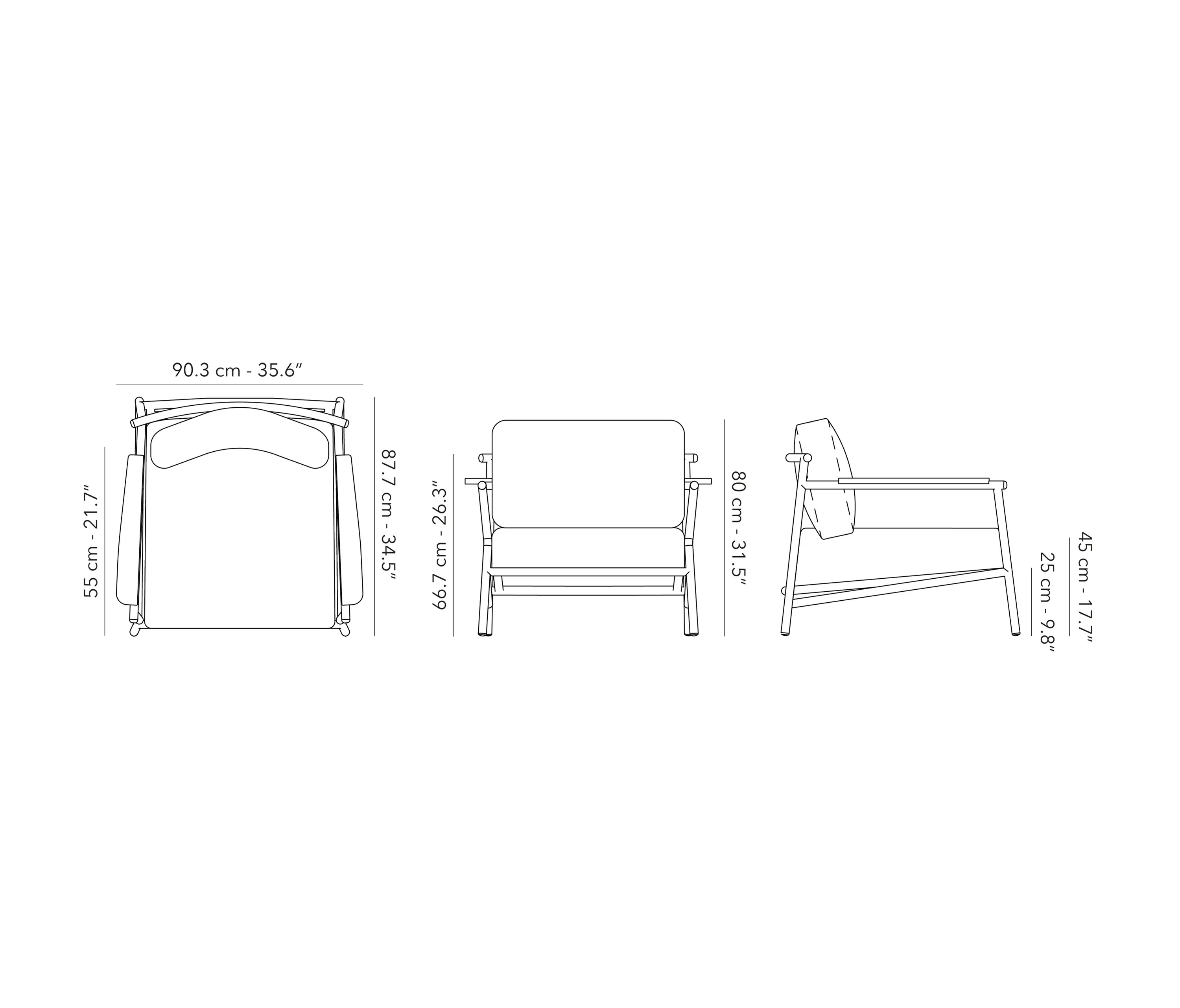 Jardinico - Lounge chair 1S