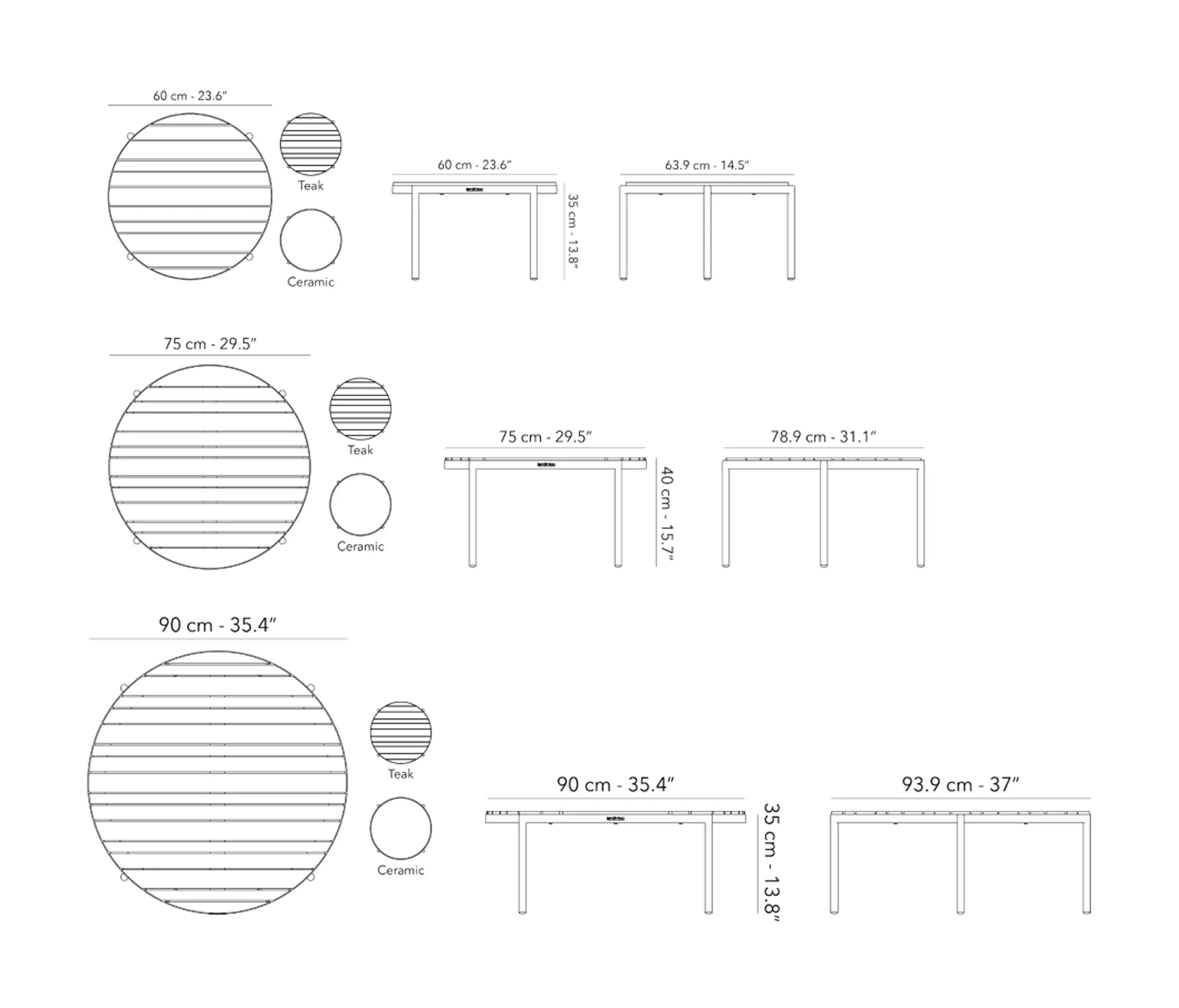 Jardinico - Nesting coffee table
