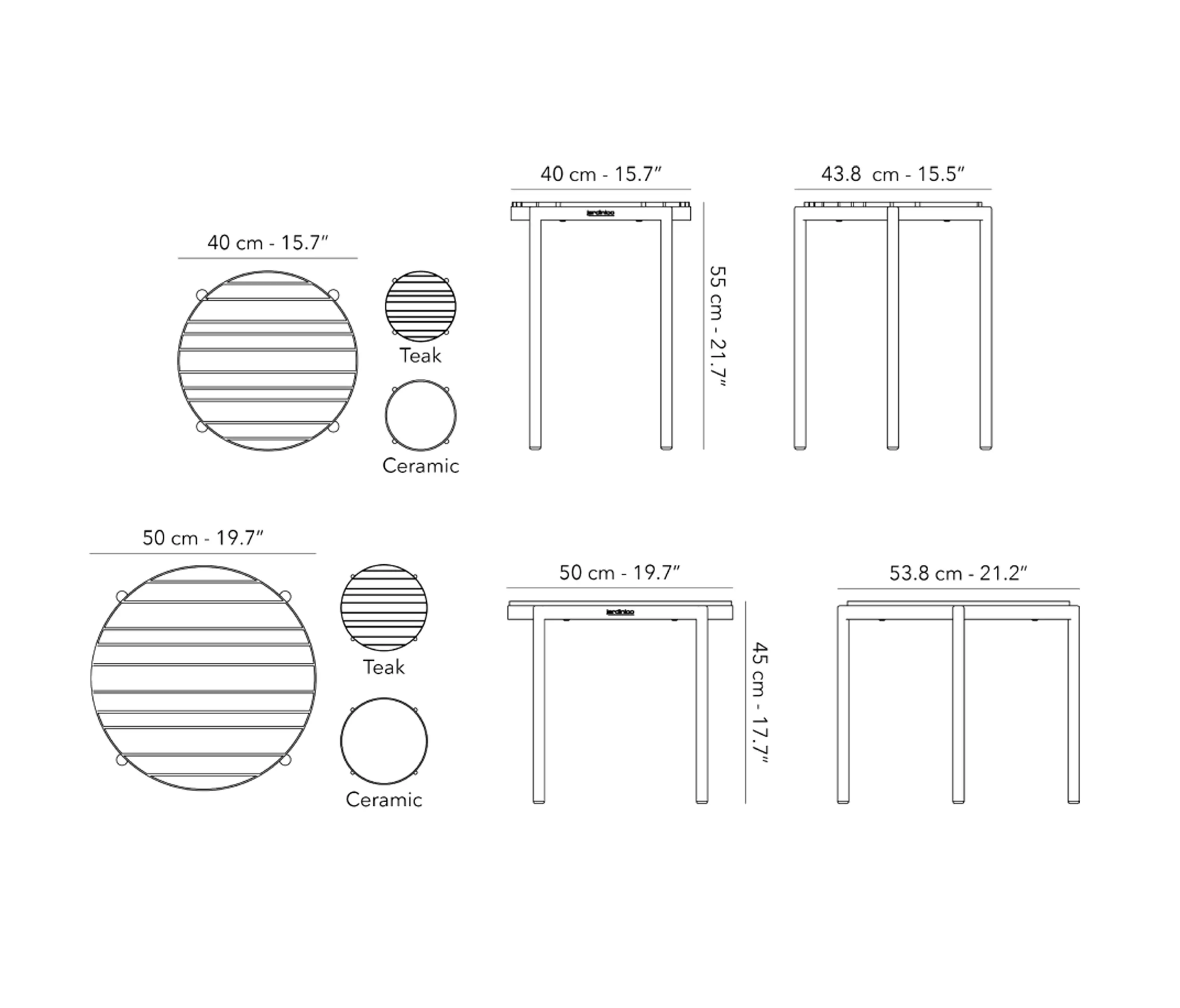 Jardinico - Nesting side table