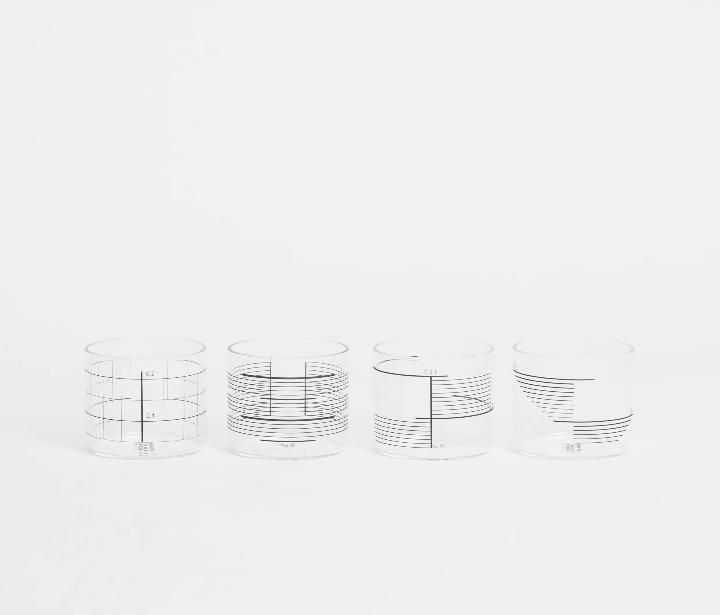 tre product - 0,2L Glass Double Lines