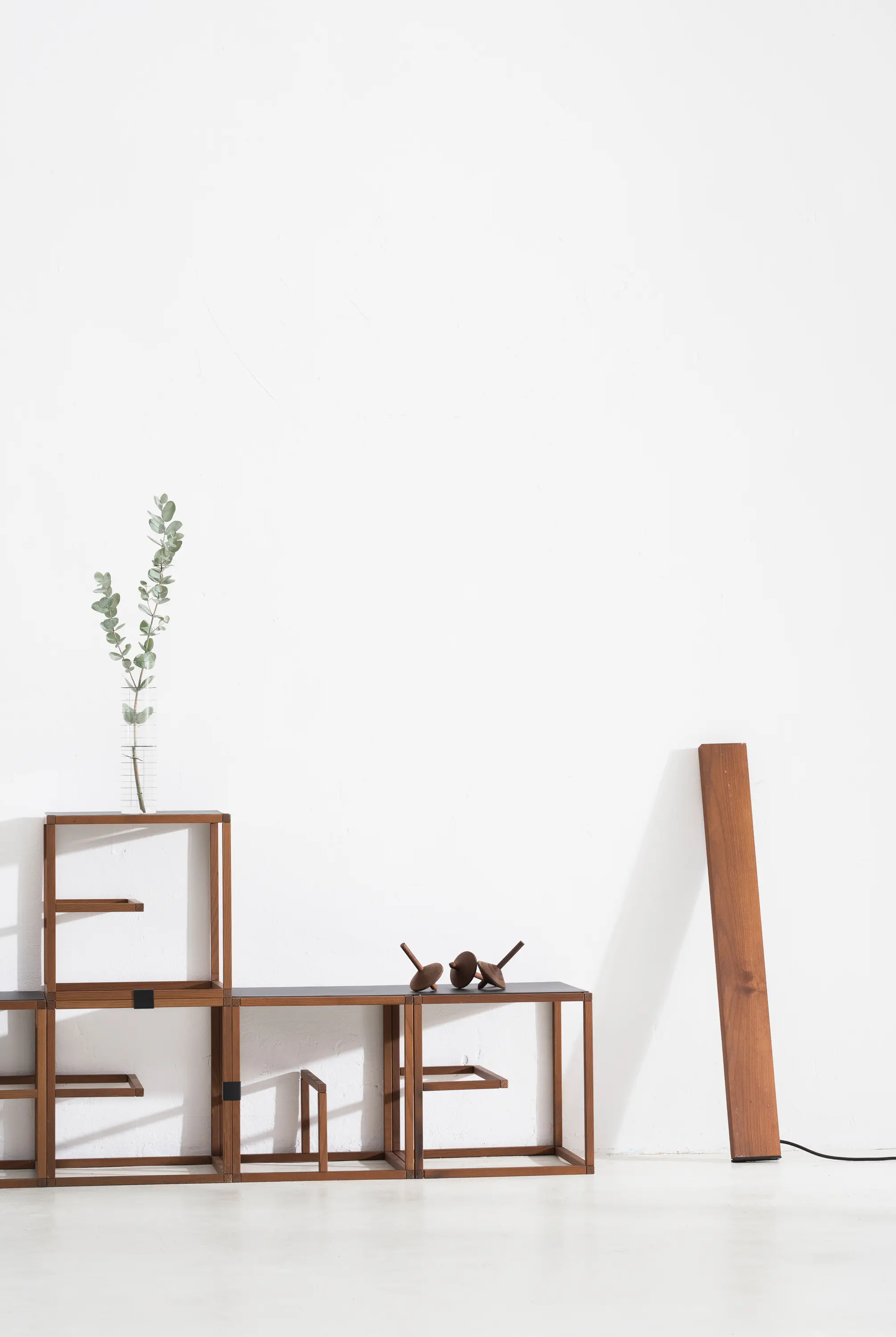 tre product - Text Block Wood Thermo Beech x8 Set