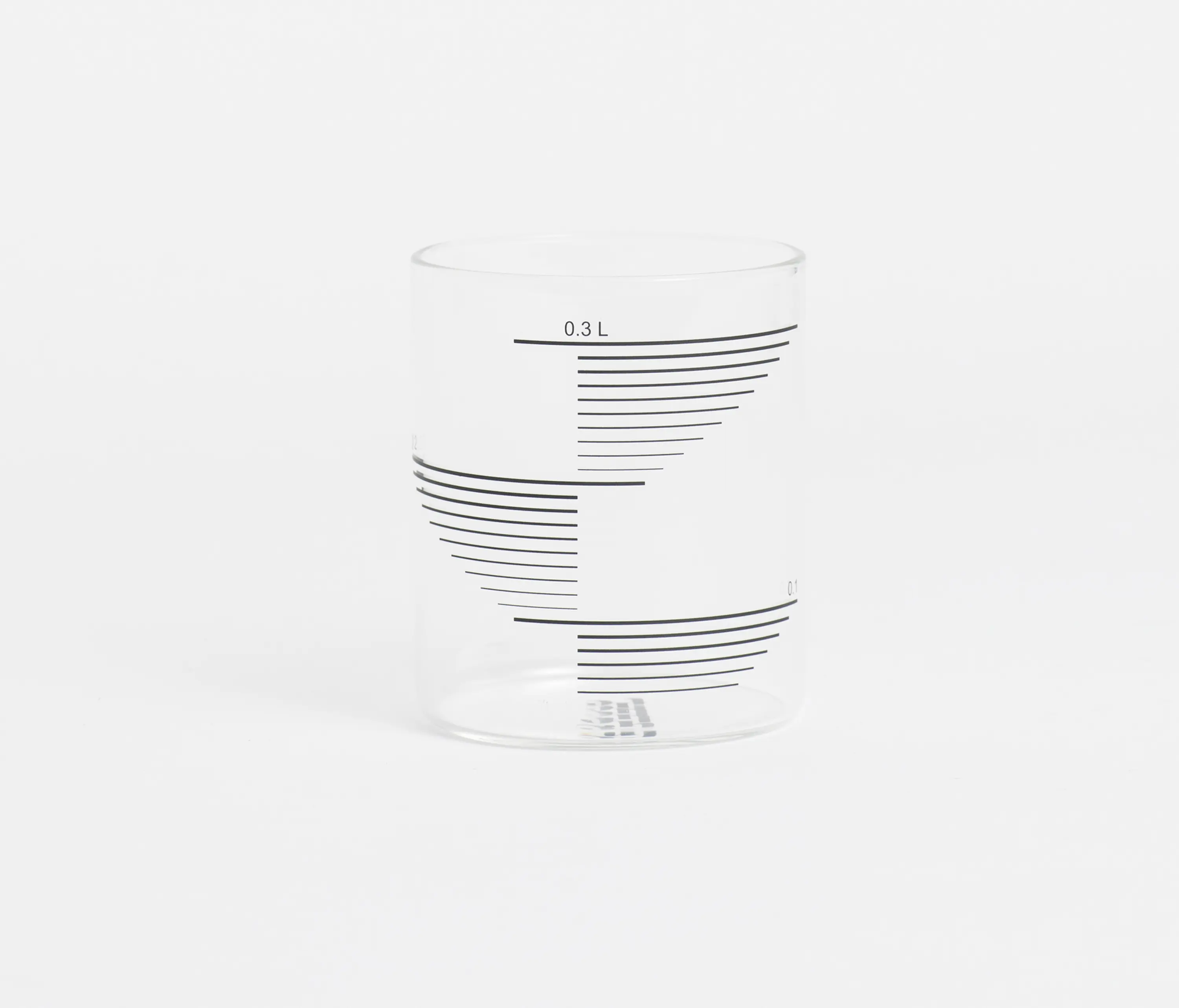 tre product - 0,3L Glass Rectangle Stripes