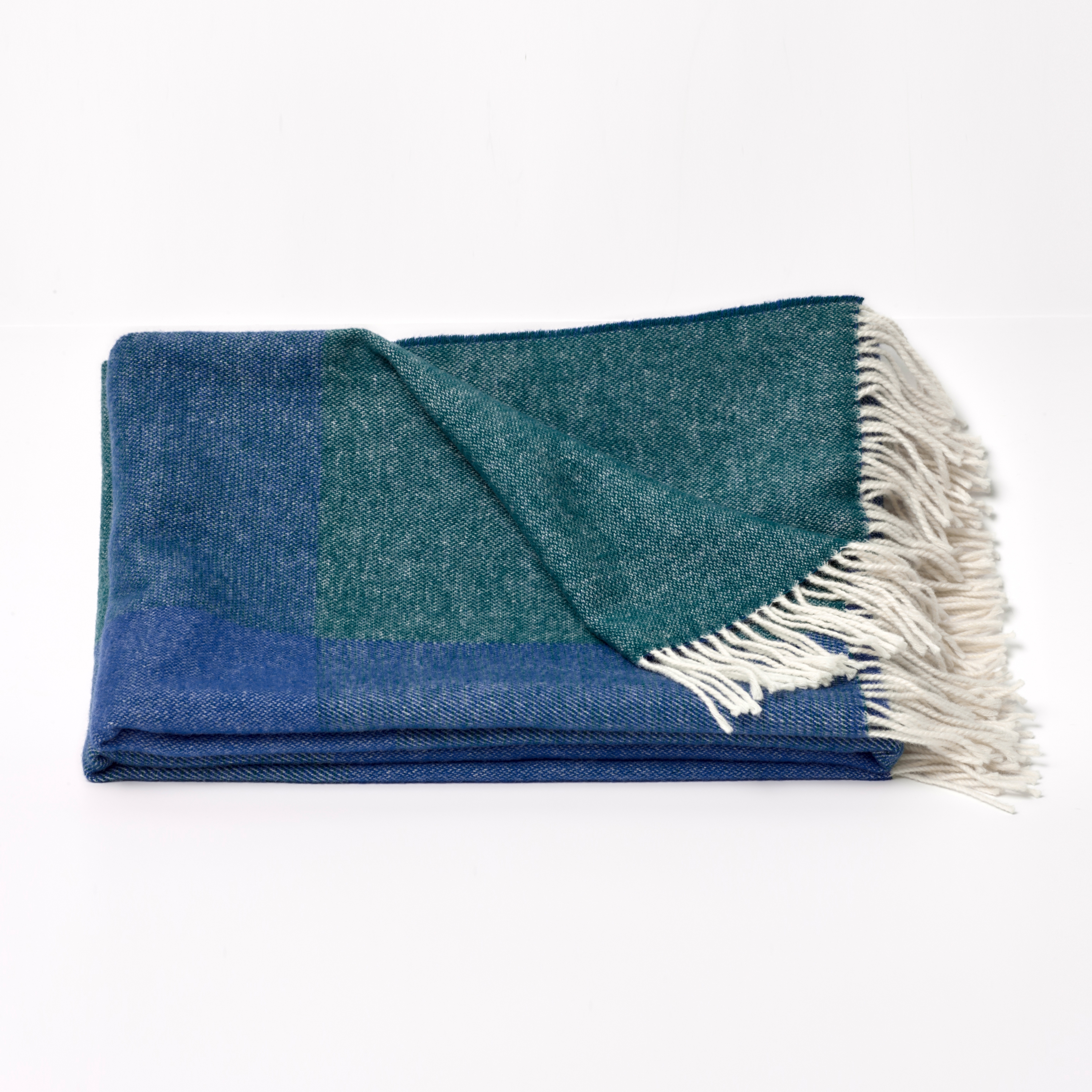 Blend Throw Green/White