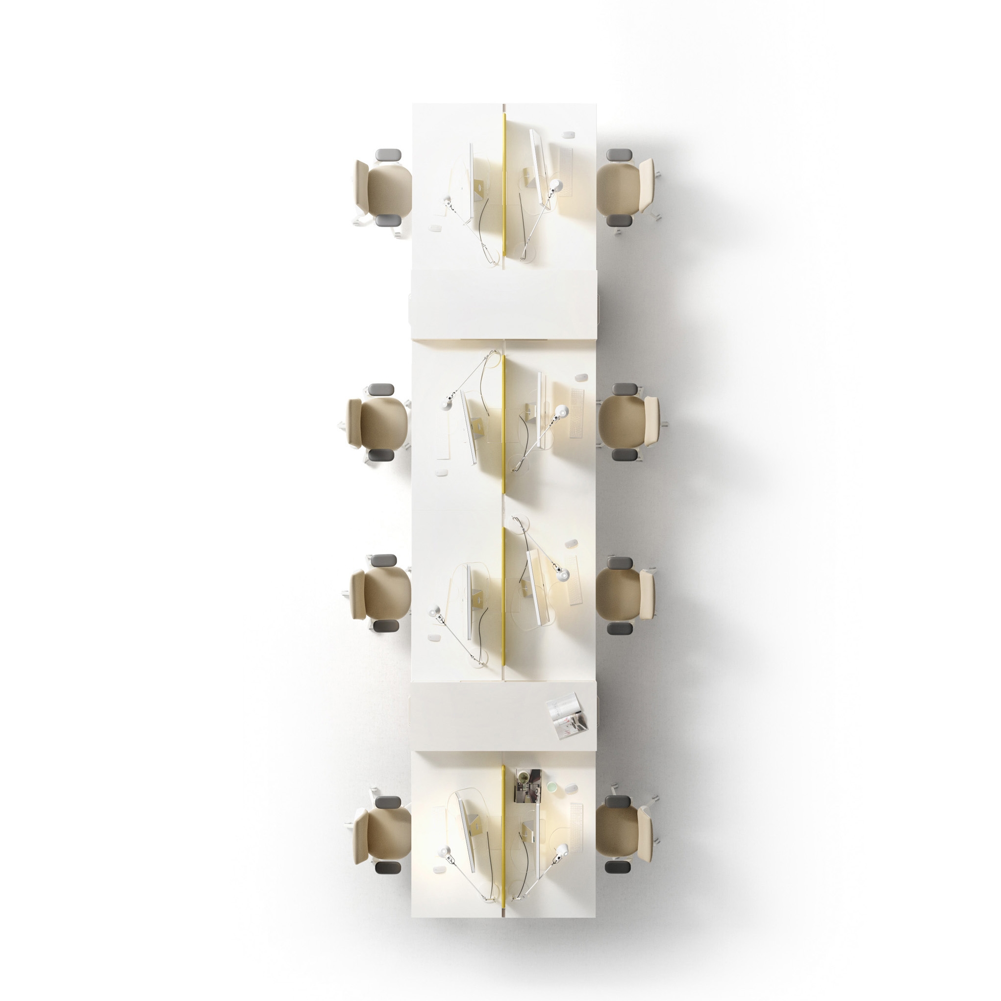 Display product NOS Operative Desking System from manufacturer Guialmi