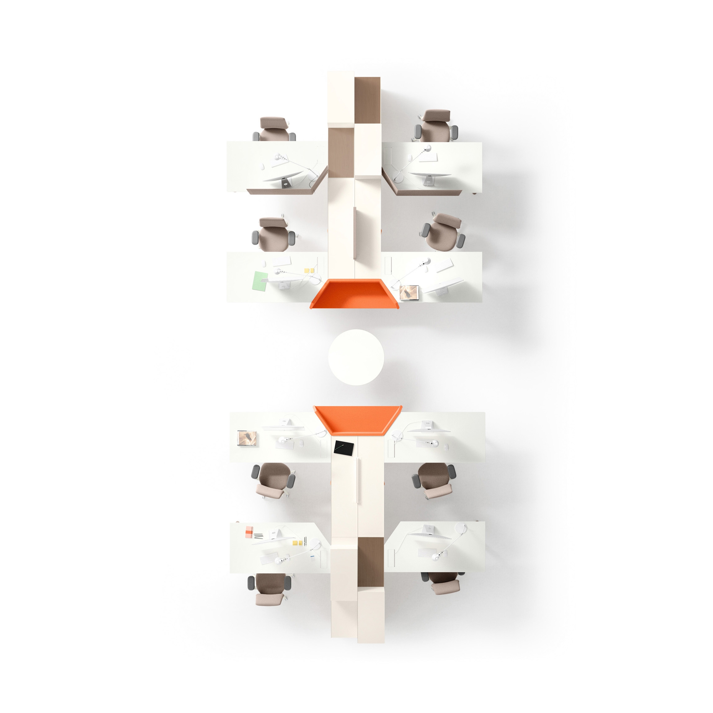 Display product NOS Operative Desking System from manufacturer Guialmi