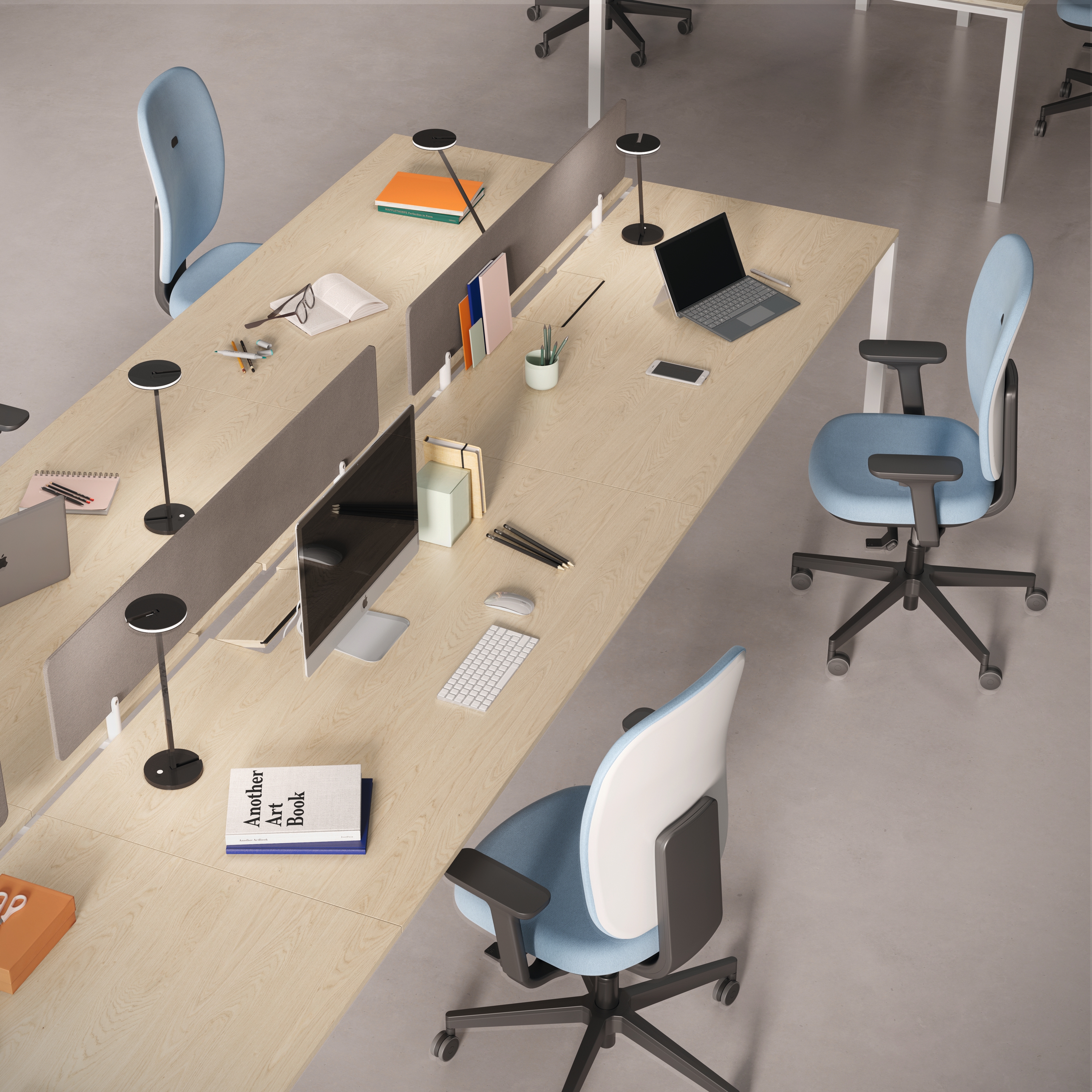 Display product L System Operative Desking from manufacturer Guialmi