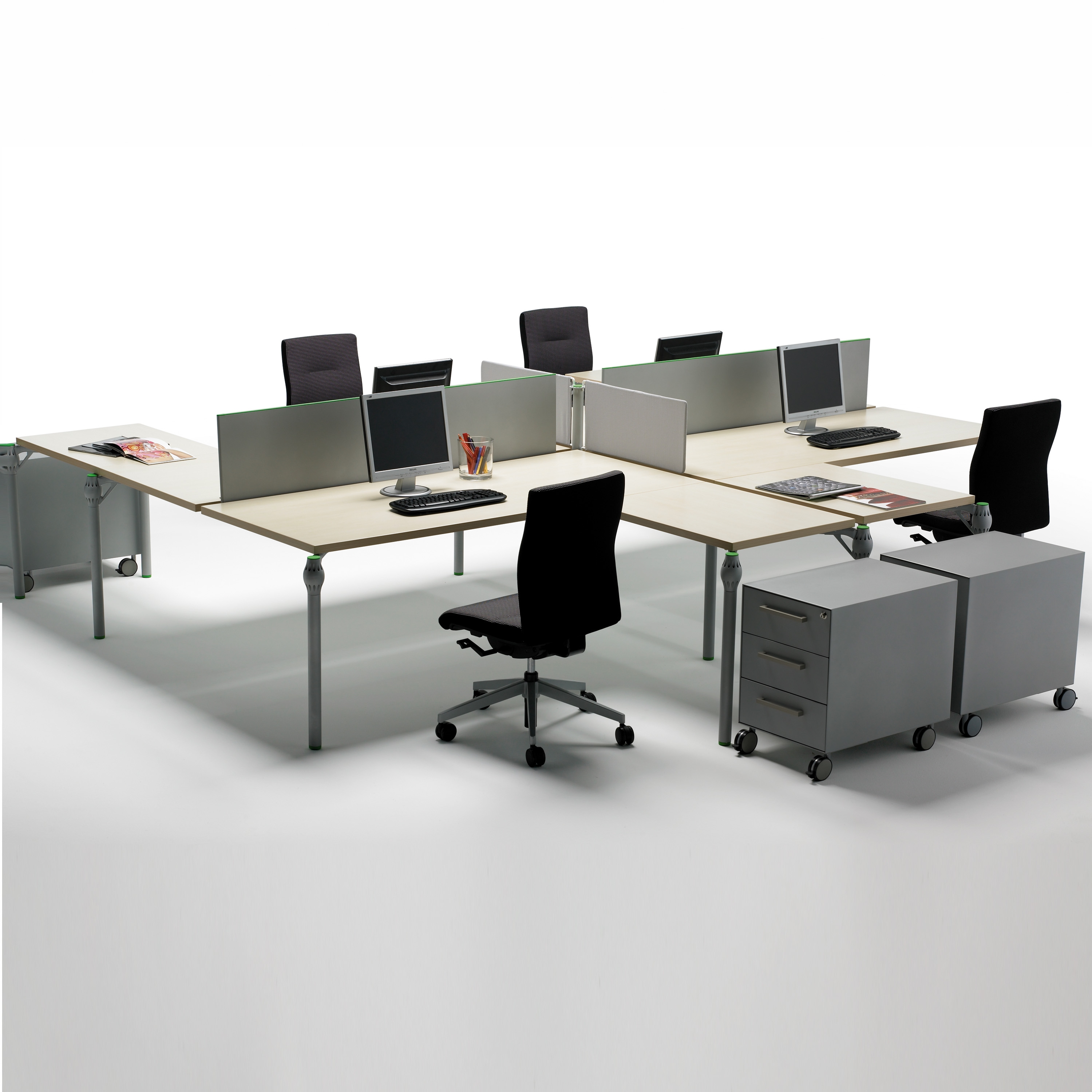 Display product Layer Operative Desking System from manufacturer Guialmi