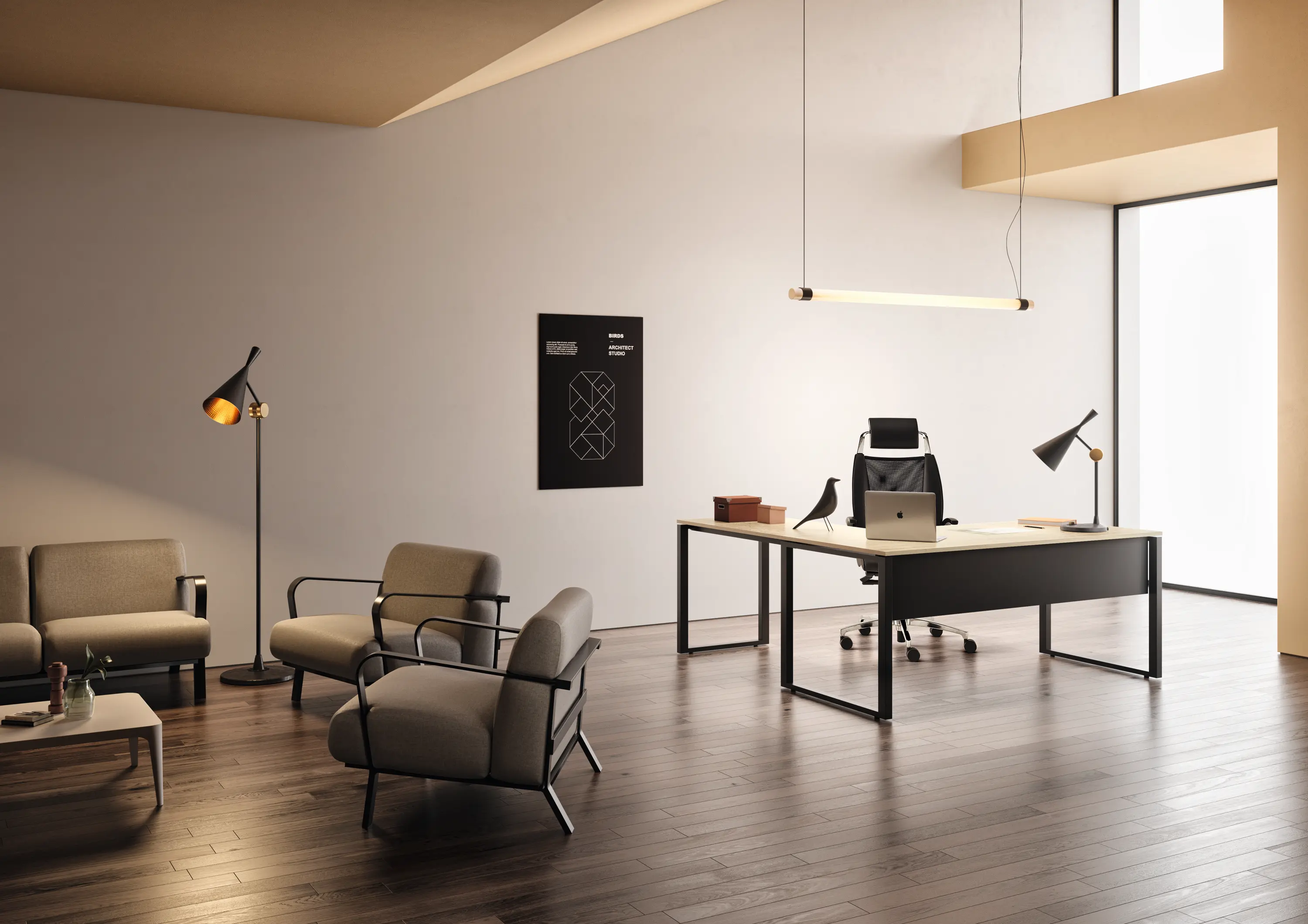 Guialmi - L System Exeutive Desking