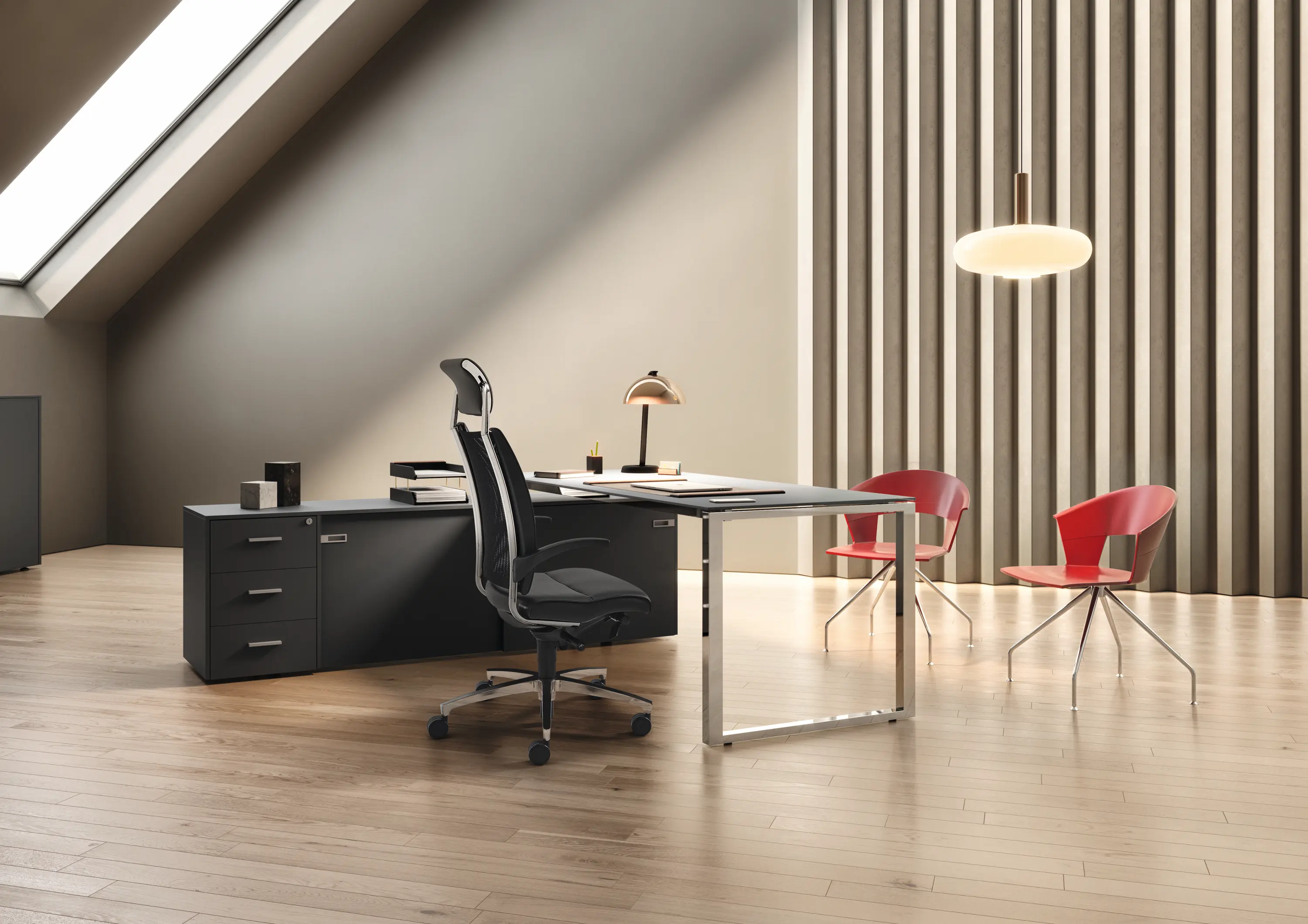 Guialmi - L System Exeutive Desking