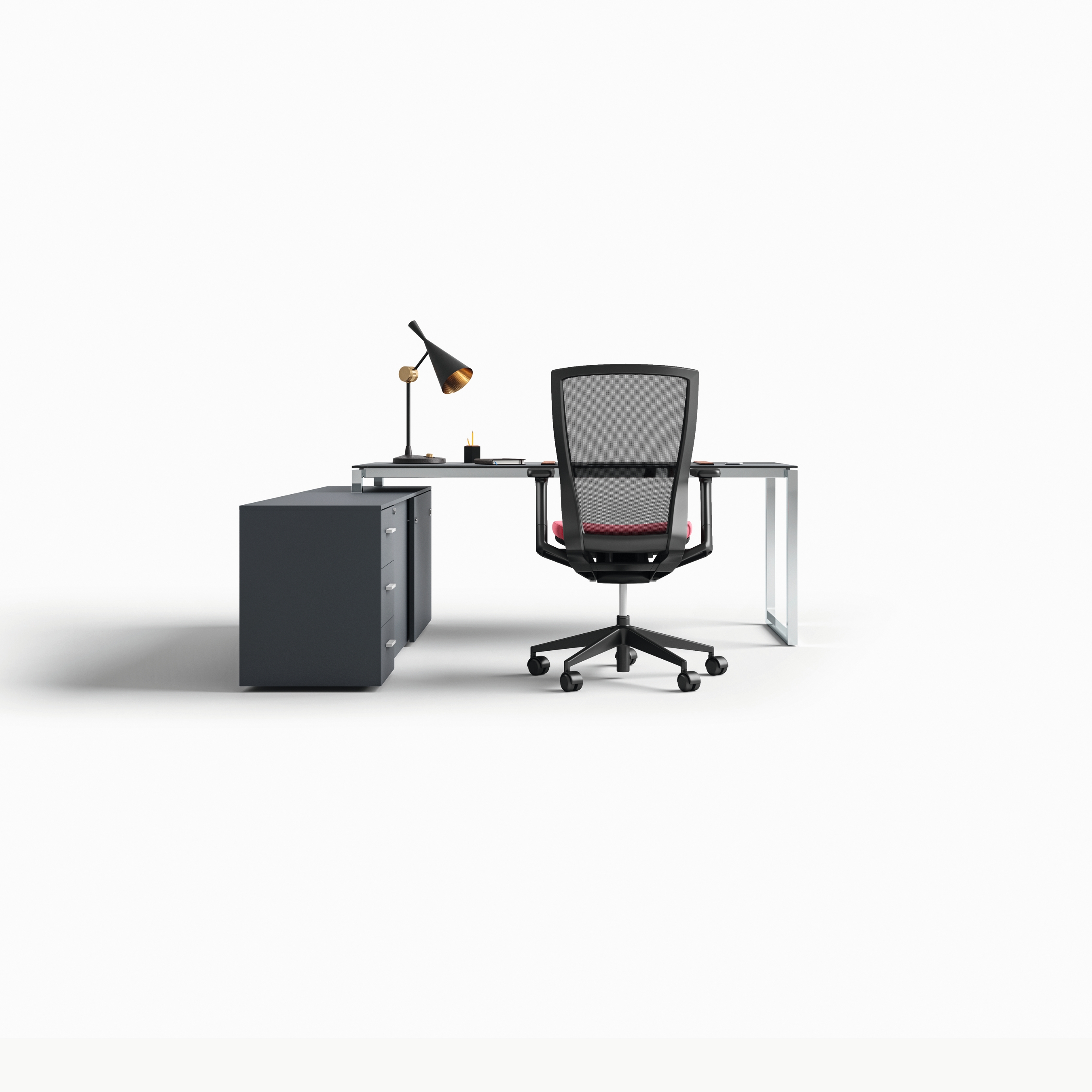 Display product L System Exeutive Desking from manufacturer Guialmi