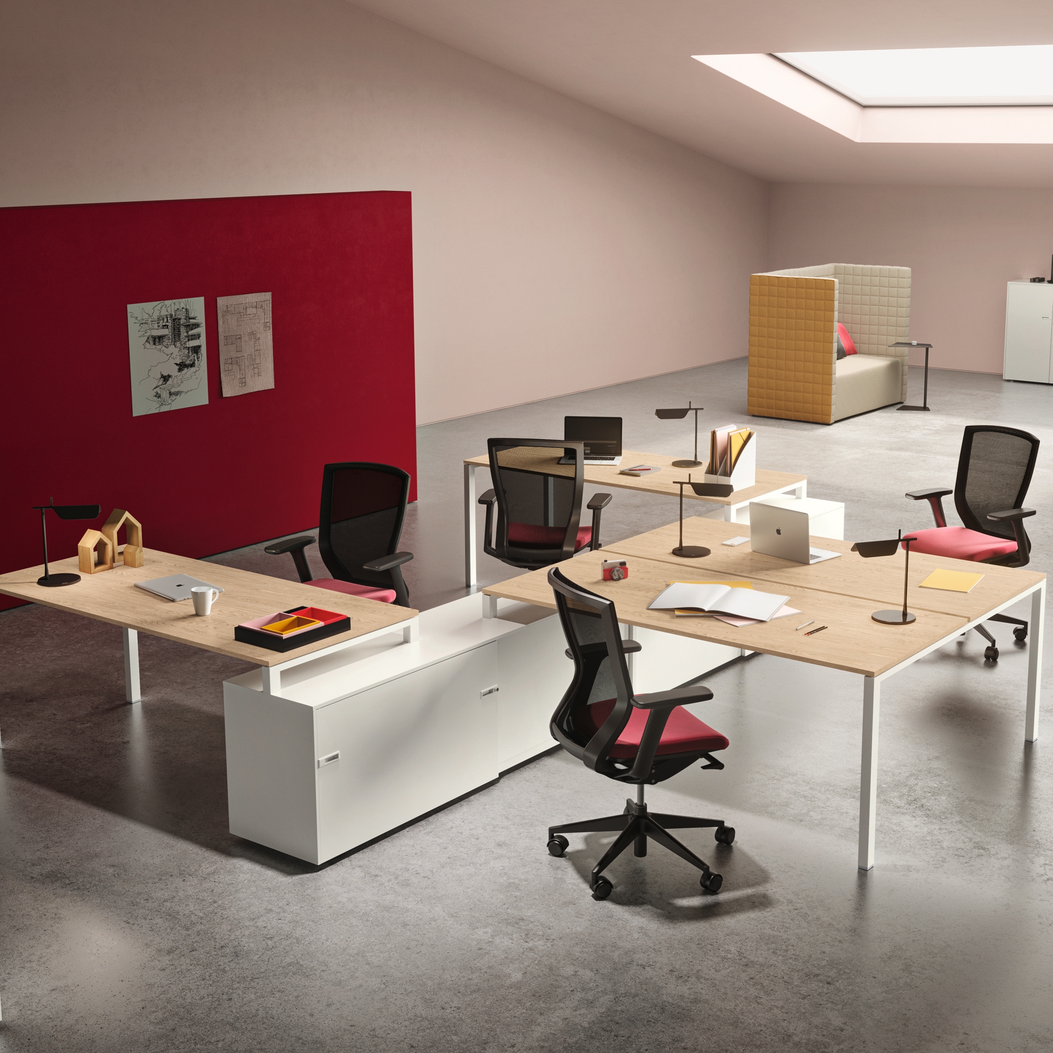 Afficher le produit L System Operative Desking du fabricant Guialmi