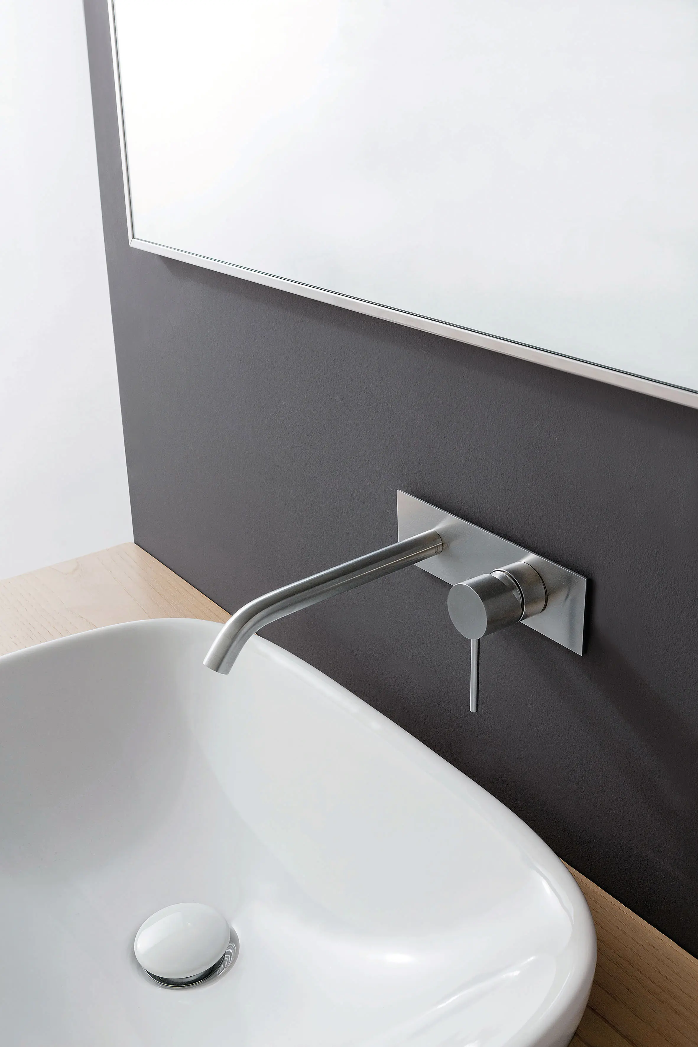 CONTI+ - Fasson 40 mm single-lever basin mixer flush-mounted 220, round