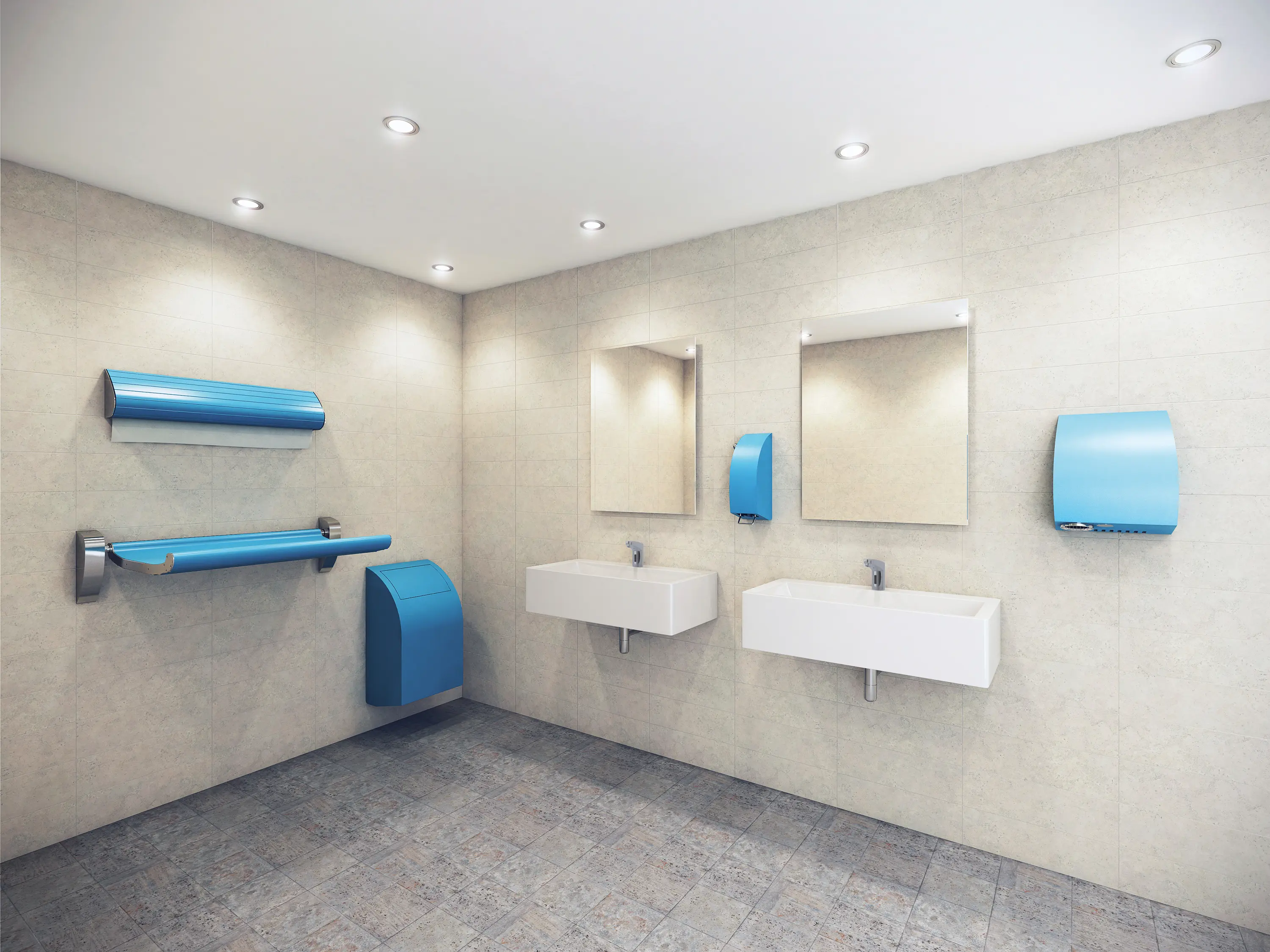 CONTI+ - SteelTec hand dryer, with IR sensor, stainless steel matt, TURBO DESIGN