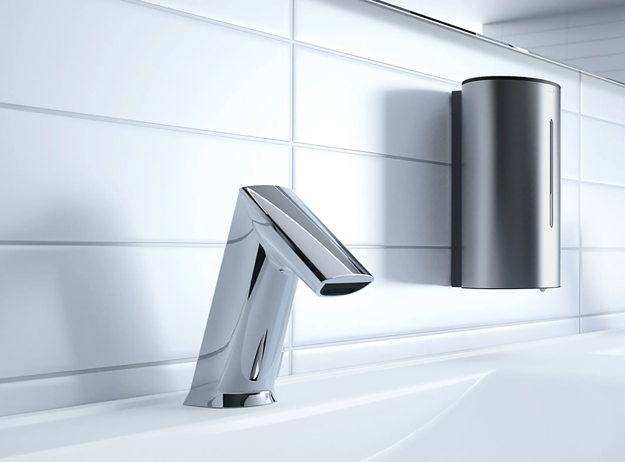 CONTI+ - ultra lavatory faucet GM10 EXPERT, with IR-Sensor, with mixing, solar without drain assembly