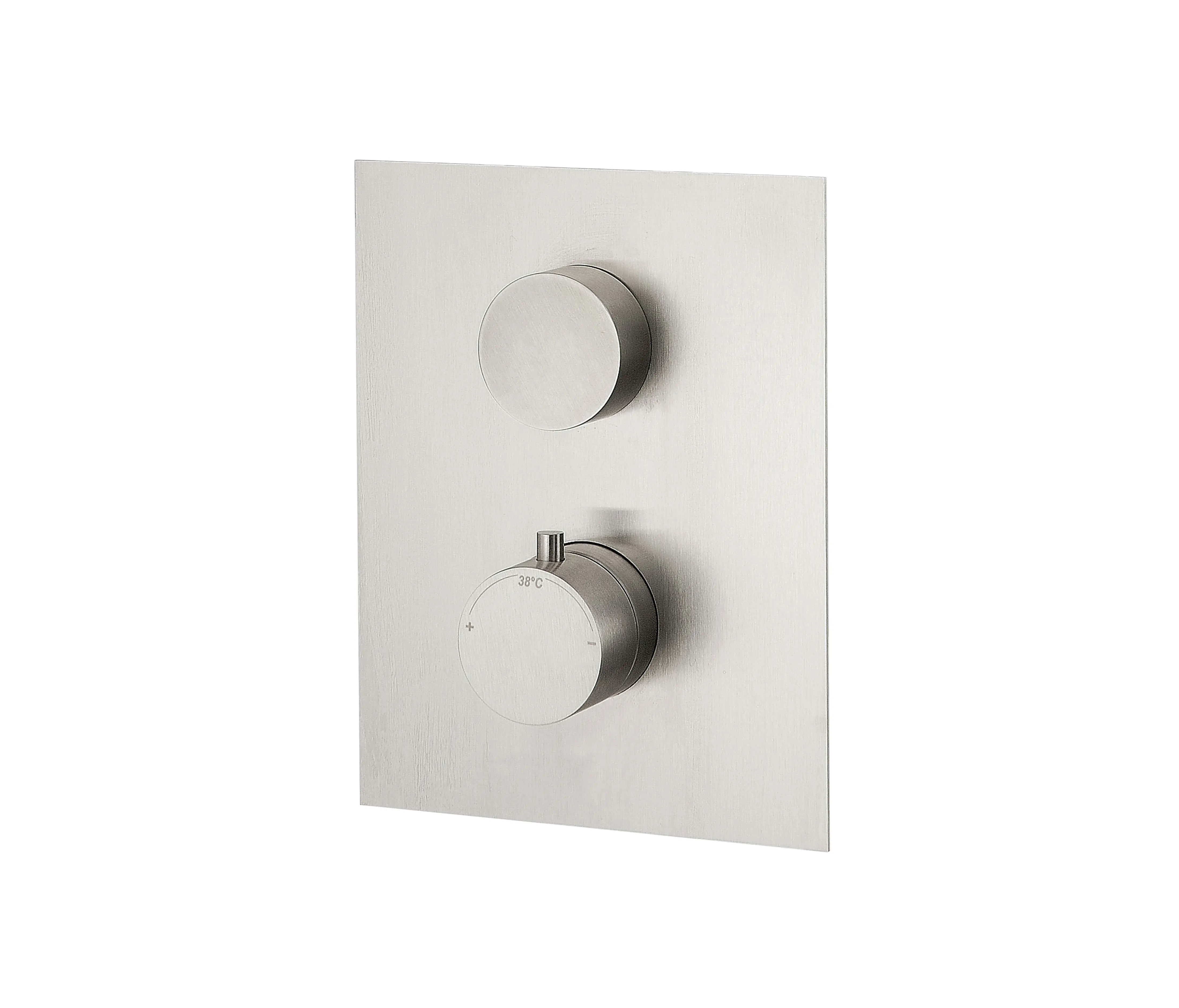 CONTI+ - Emotion 5 mm shower flush-mounted with thermostat and 2-way diverter