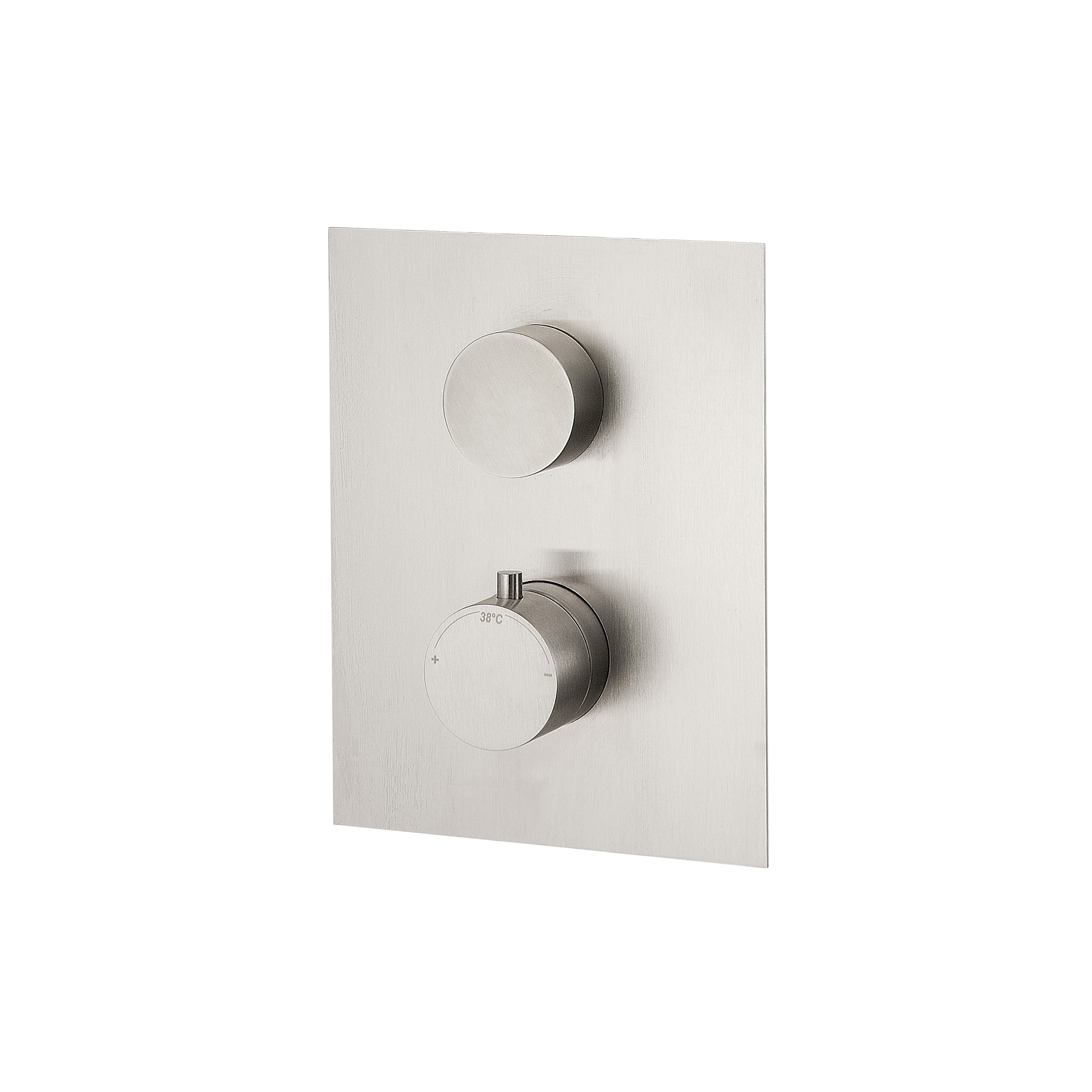 Display product Emotion 5 mm shower flush-mounted with thermostat and 2-way diverter from manufacturer CONTI+