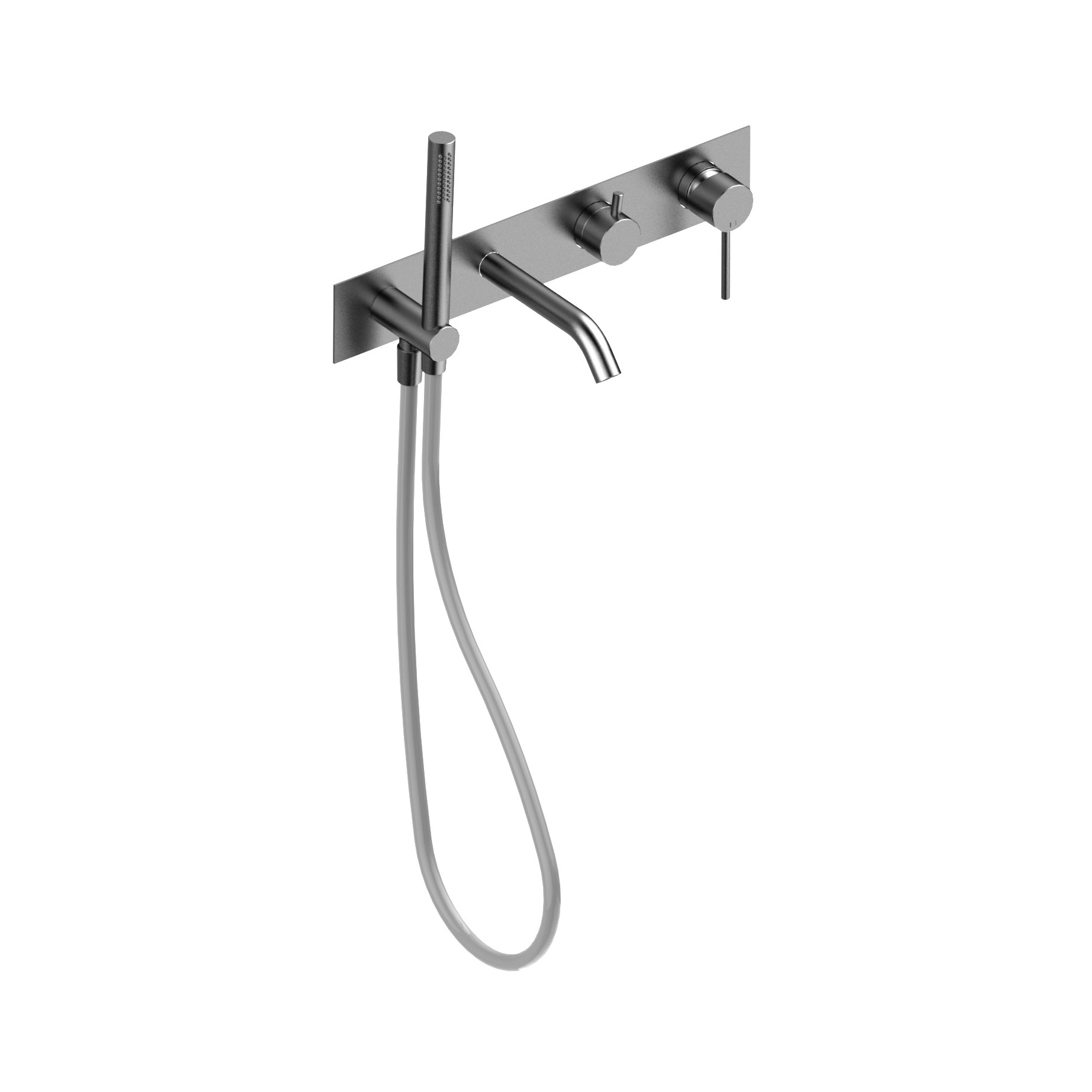 Display product Fasson 40 mm single-lever flush-mounted combination bath/hand shower from manufacturer CONTI+