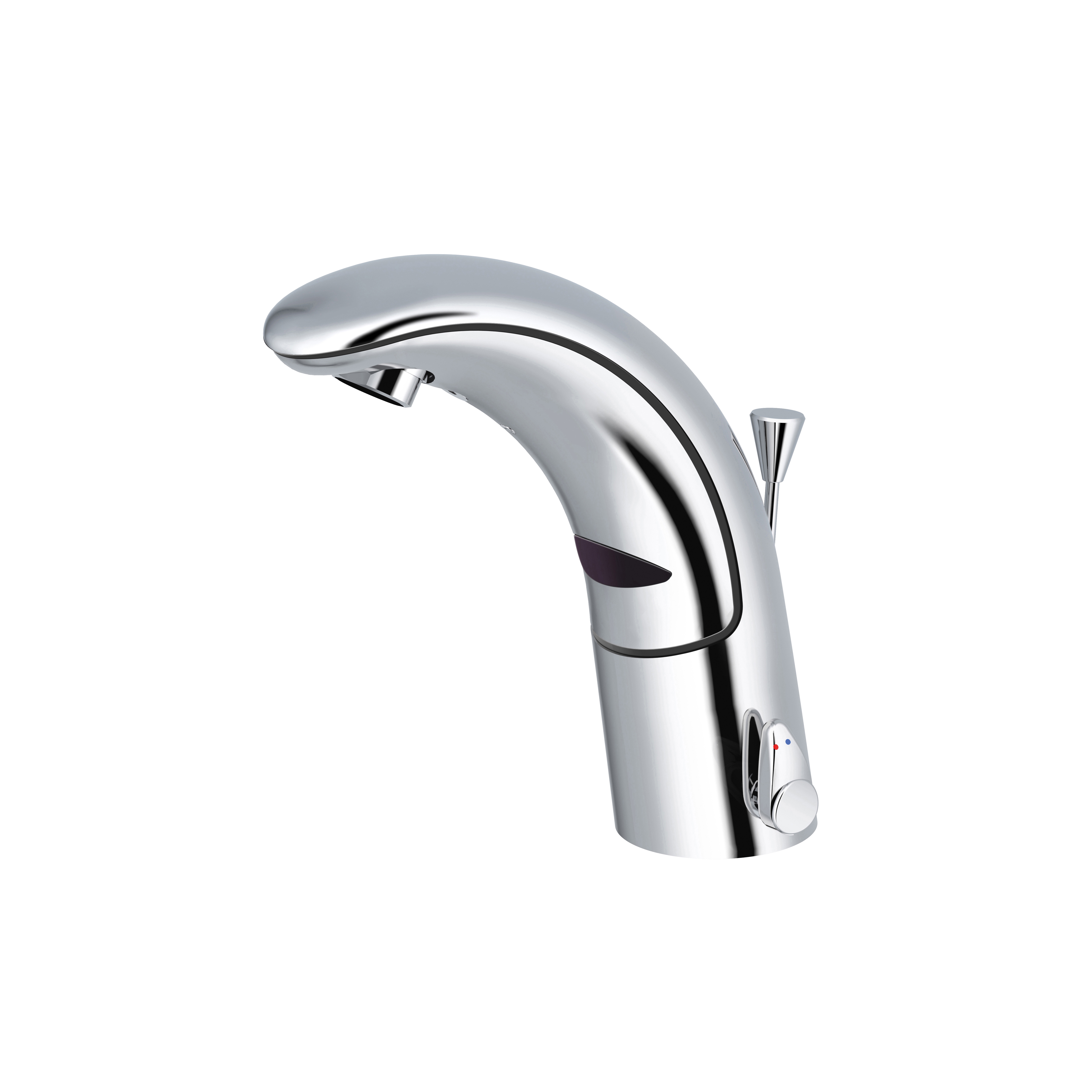 IQ lavatory faucet A30, with IR-Sensor, pressureless, with drain assembly - battery