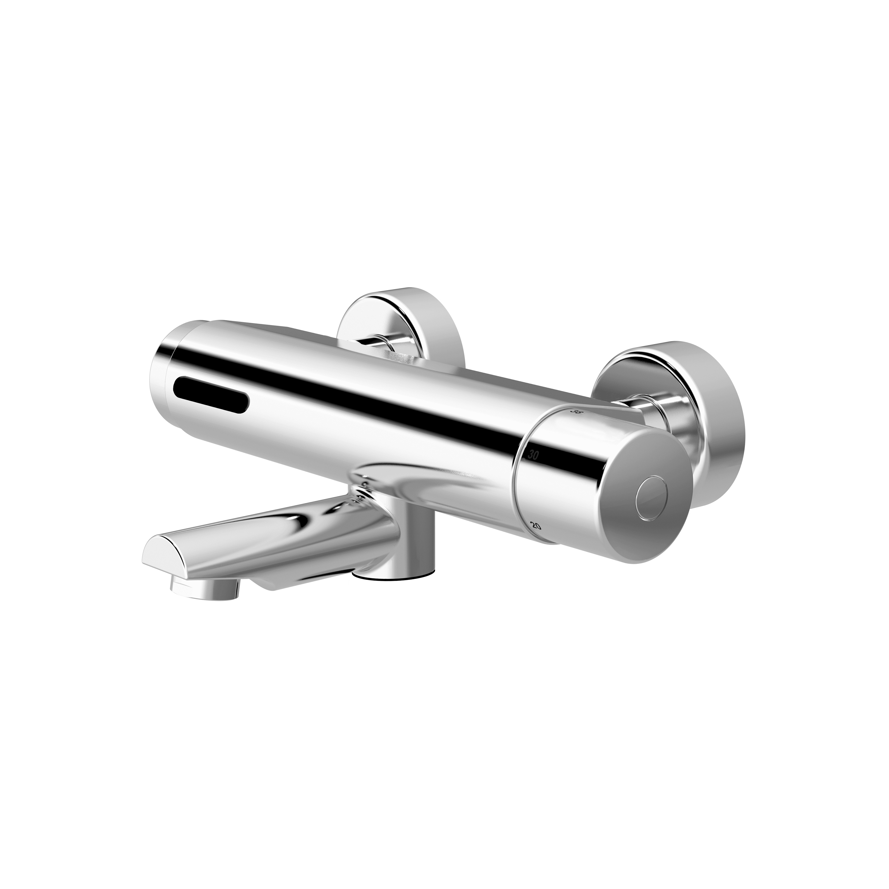 Mostra il prodotto lino exposed wall-mounted faucet W45, with touchless START/STOP function - battery del produttore CONTI+