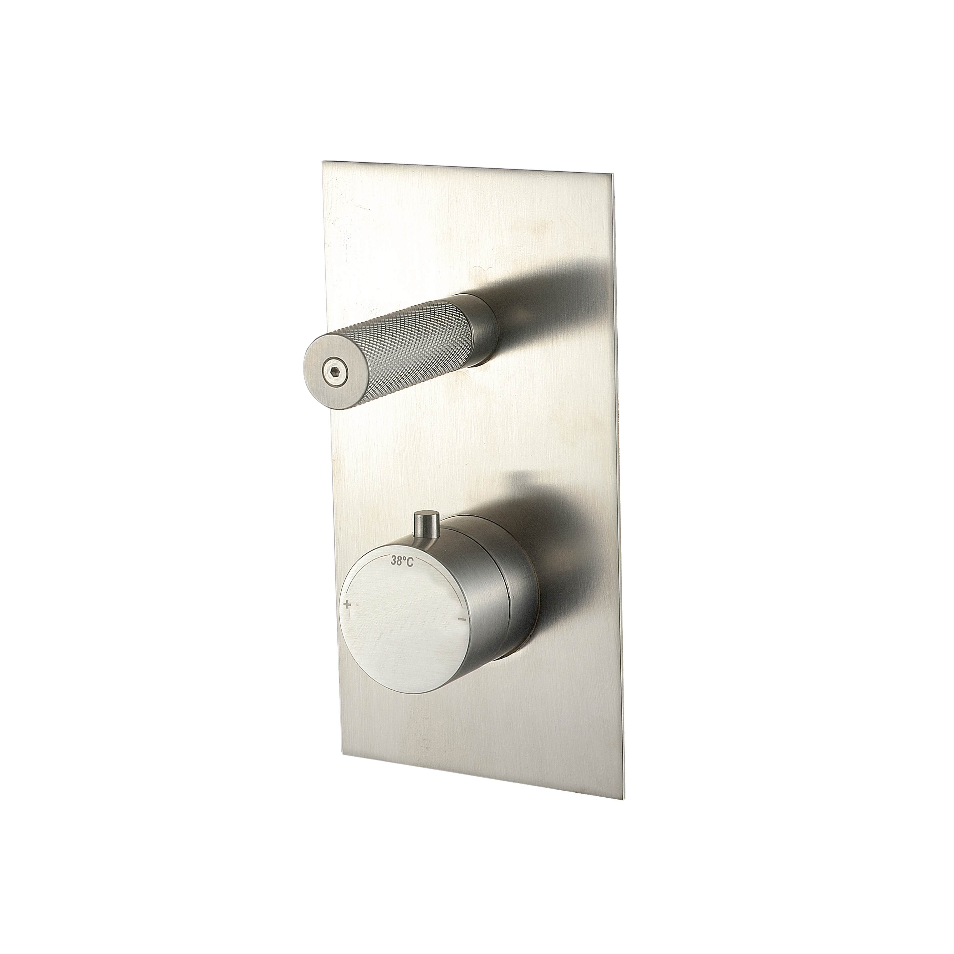 Mostra il prodotto Sense 22 mm shower flush-mounted with thermostat and 2-way diverter, angular del produttore CONTI+