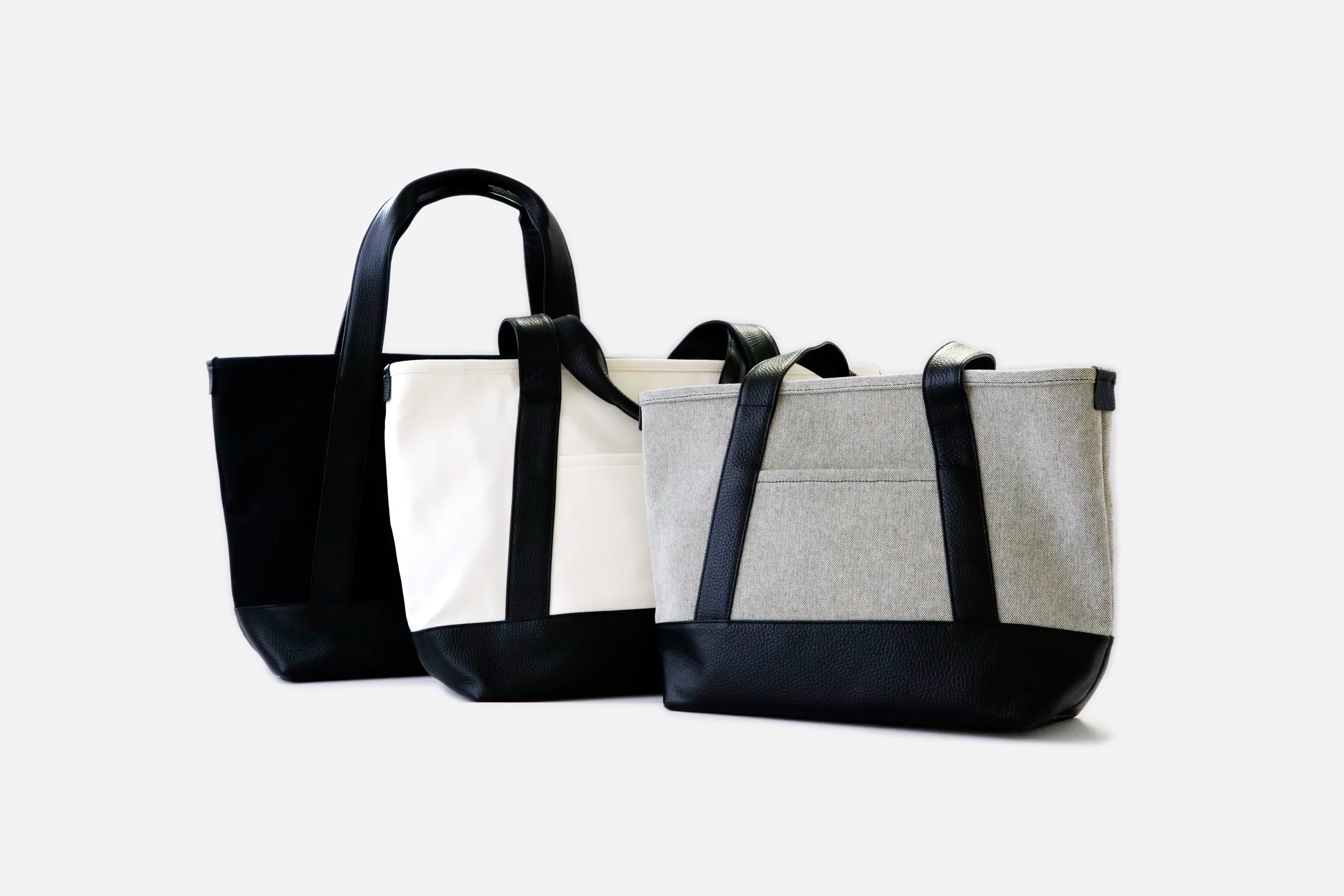 Moheim - Tote Bag | M | gray chambray
