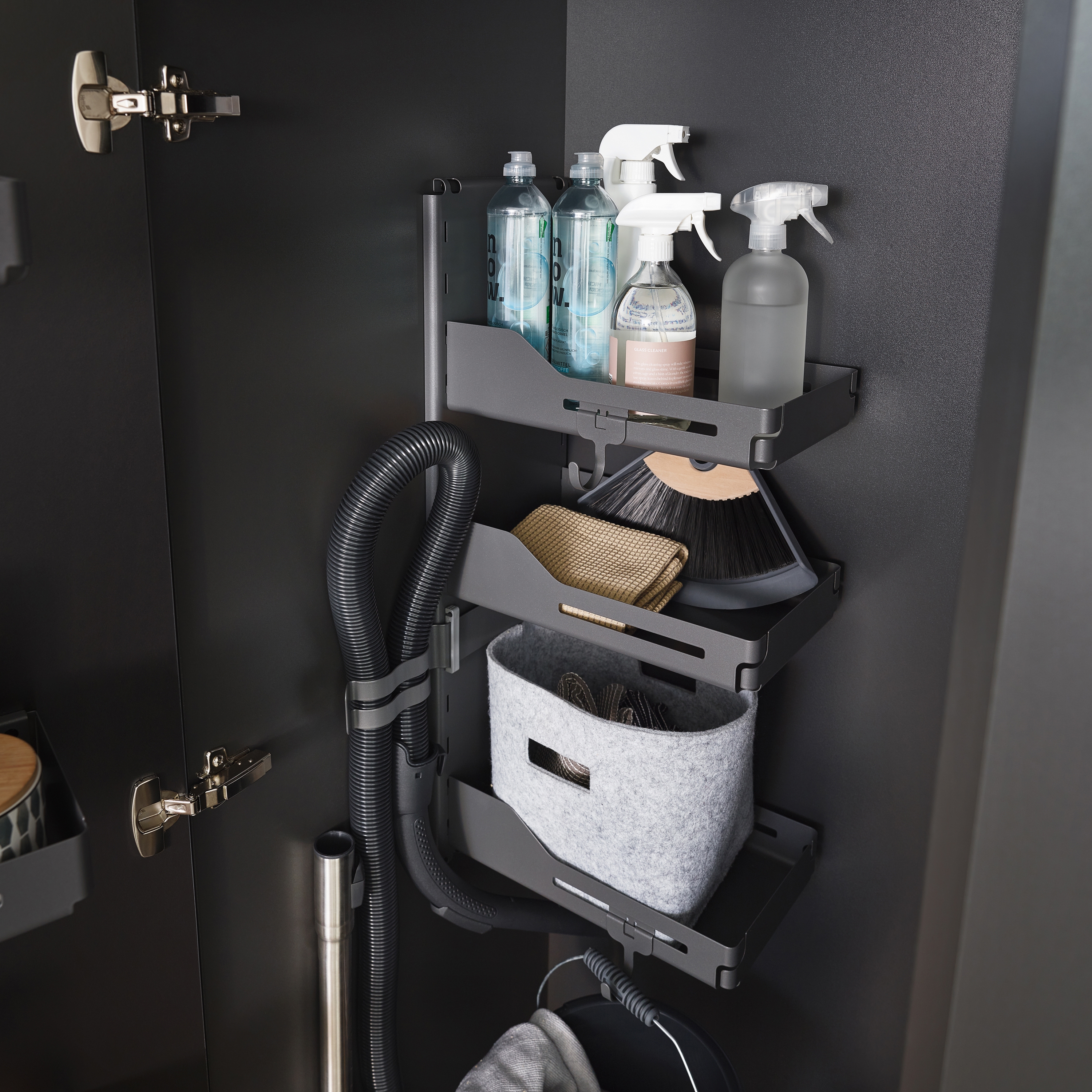 Display product Sesam Standard Cleaning Cupboard Shelving System from manufacturer peka-system