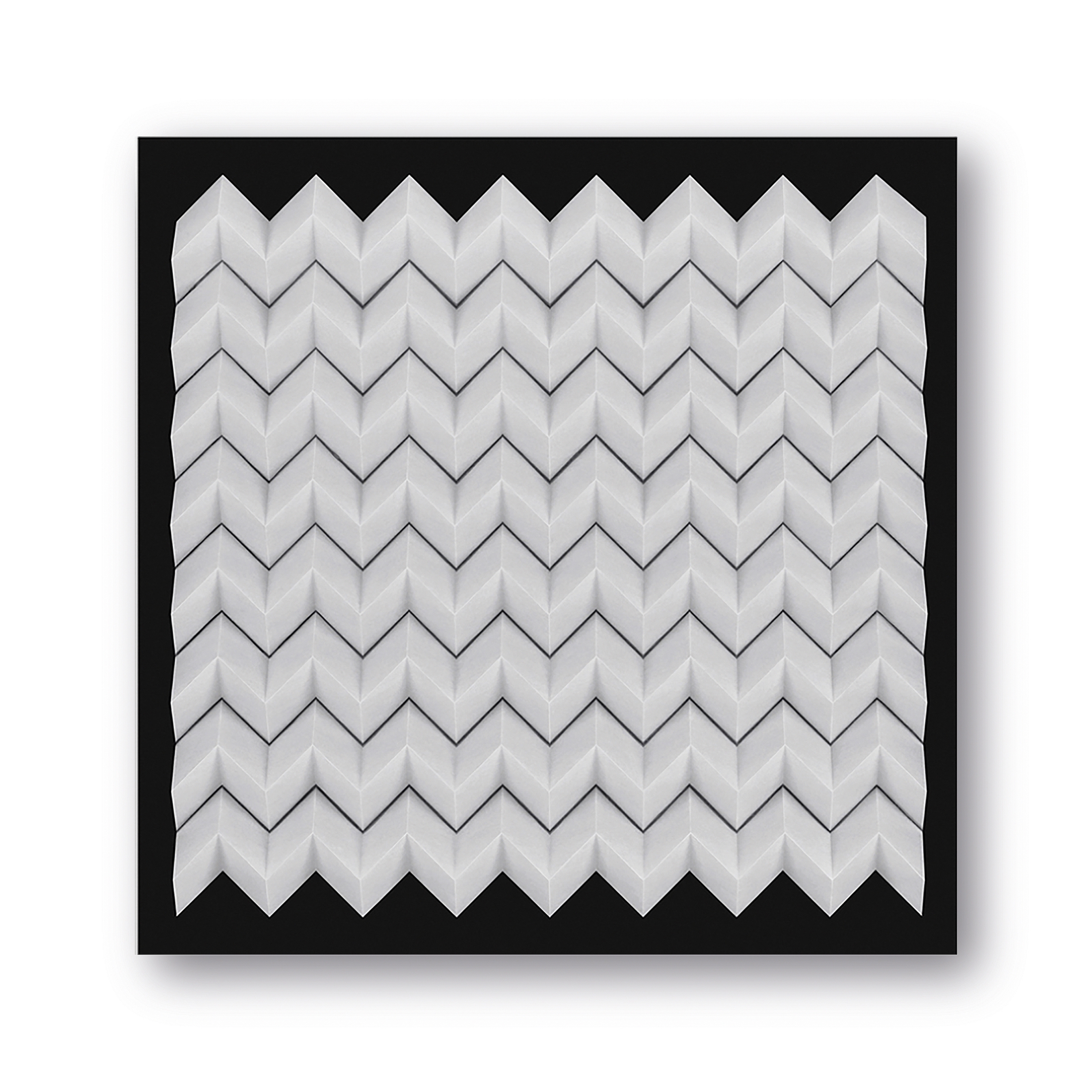 Foldart Paperfold - weiß - Acryl schwarz