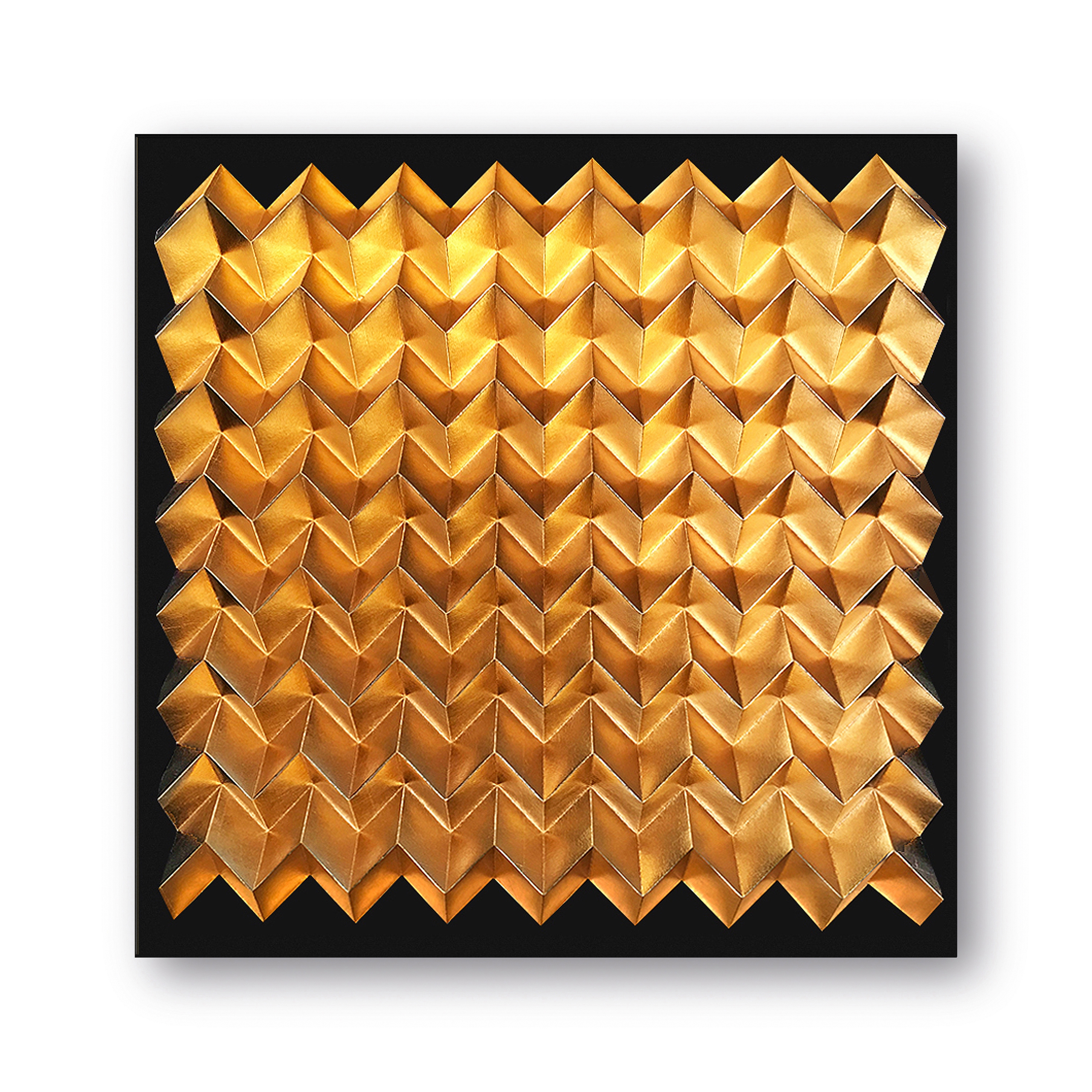 Waterfold - gold - Acryl schwarz